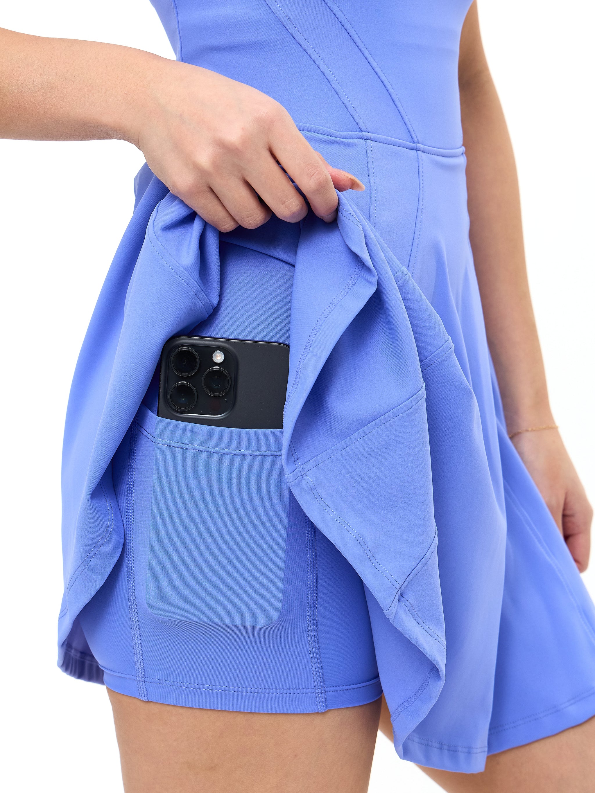 Bend and Snap Dress - Azul