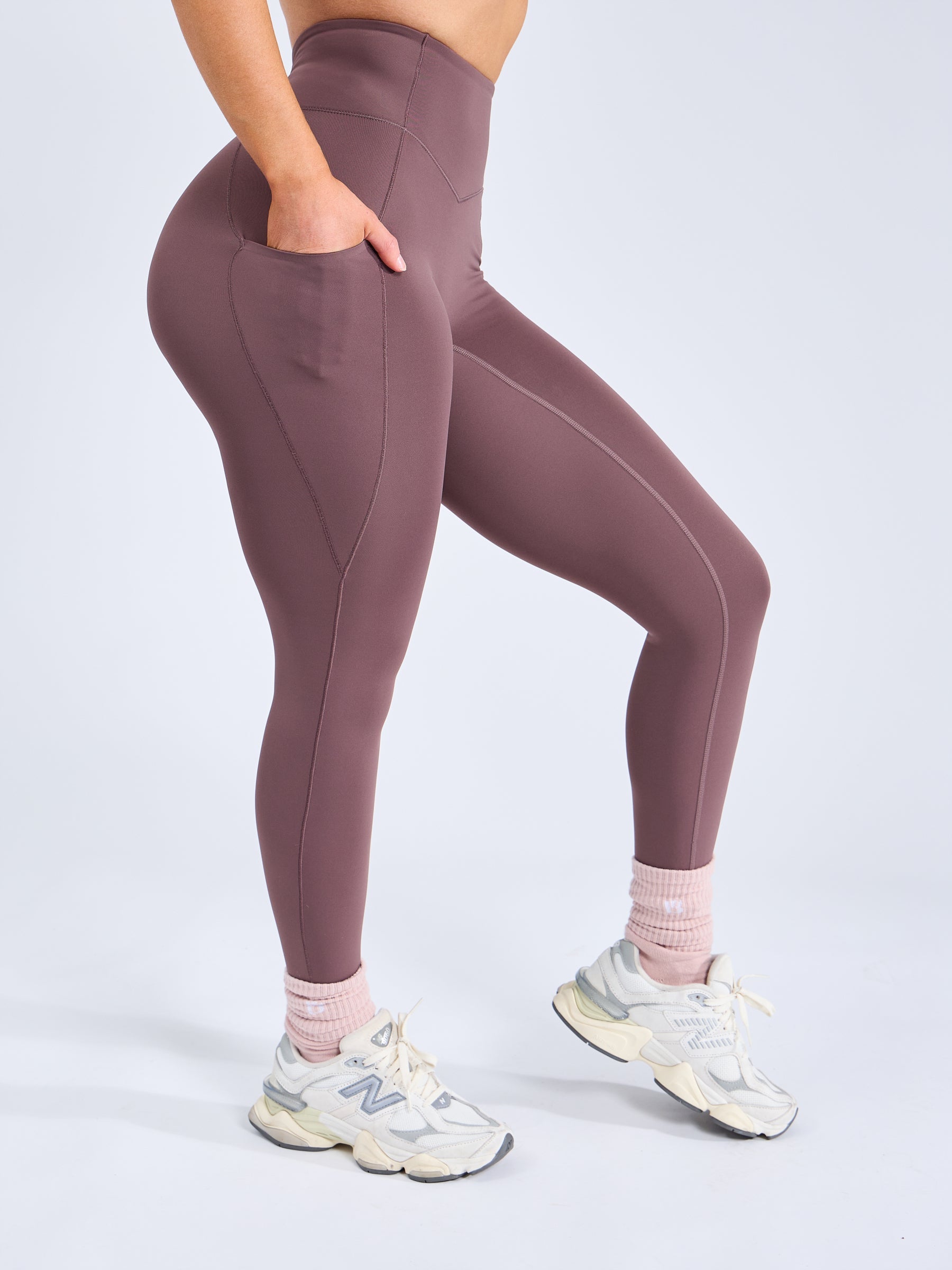 Colorado Pocket Legging - Mocha Berry
