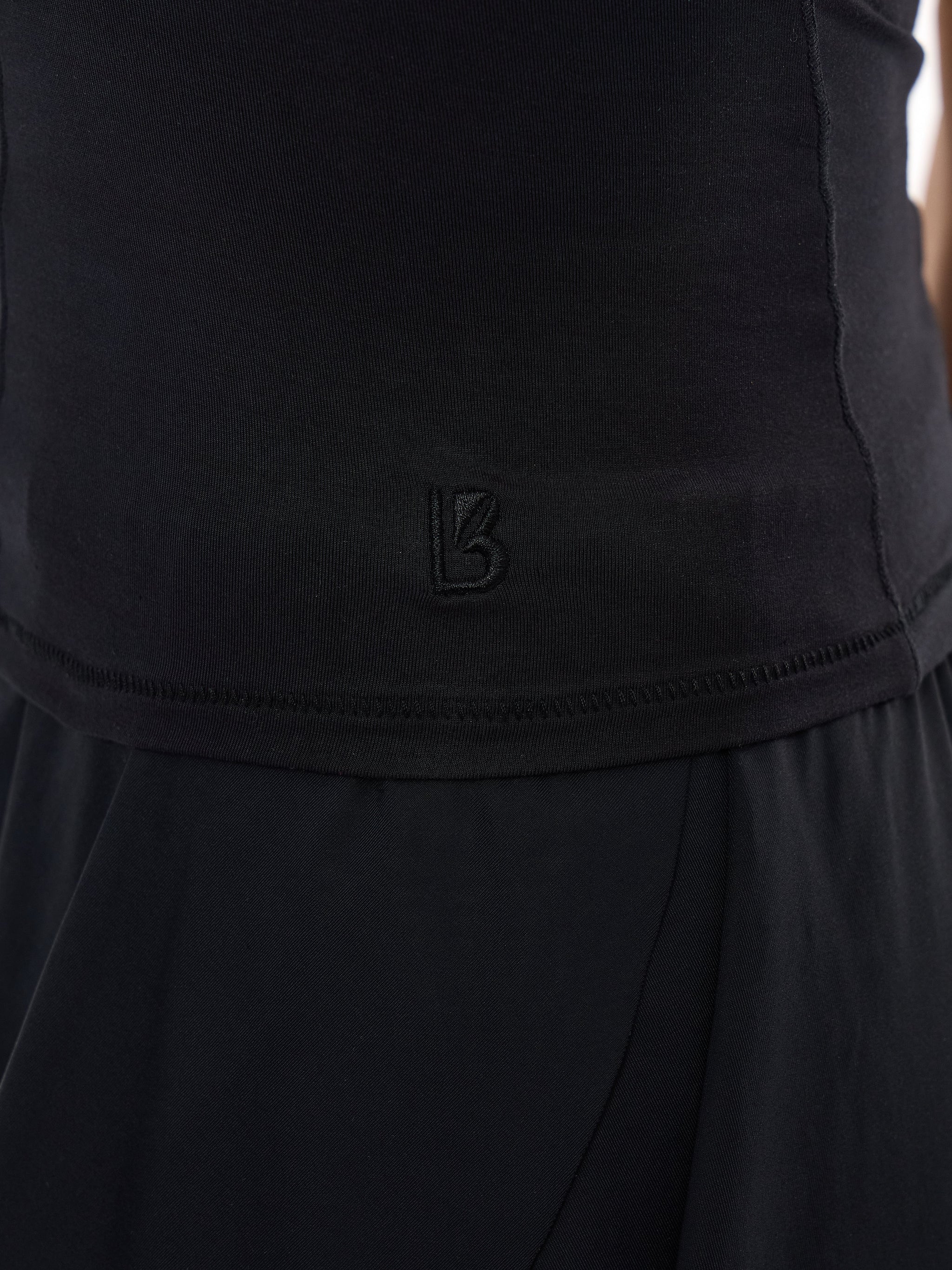 Halo Halter Tank - Onyx Black