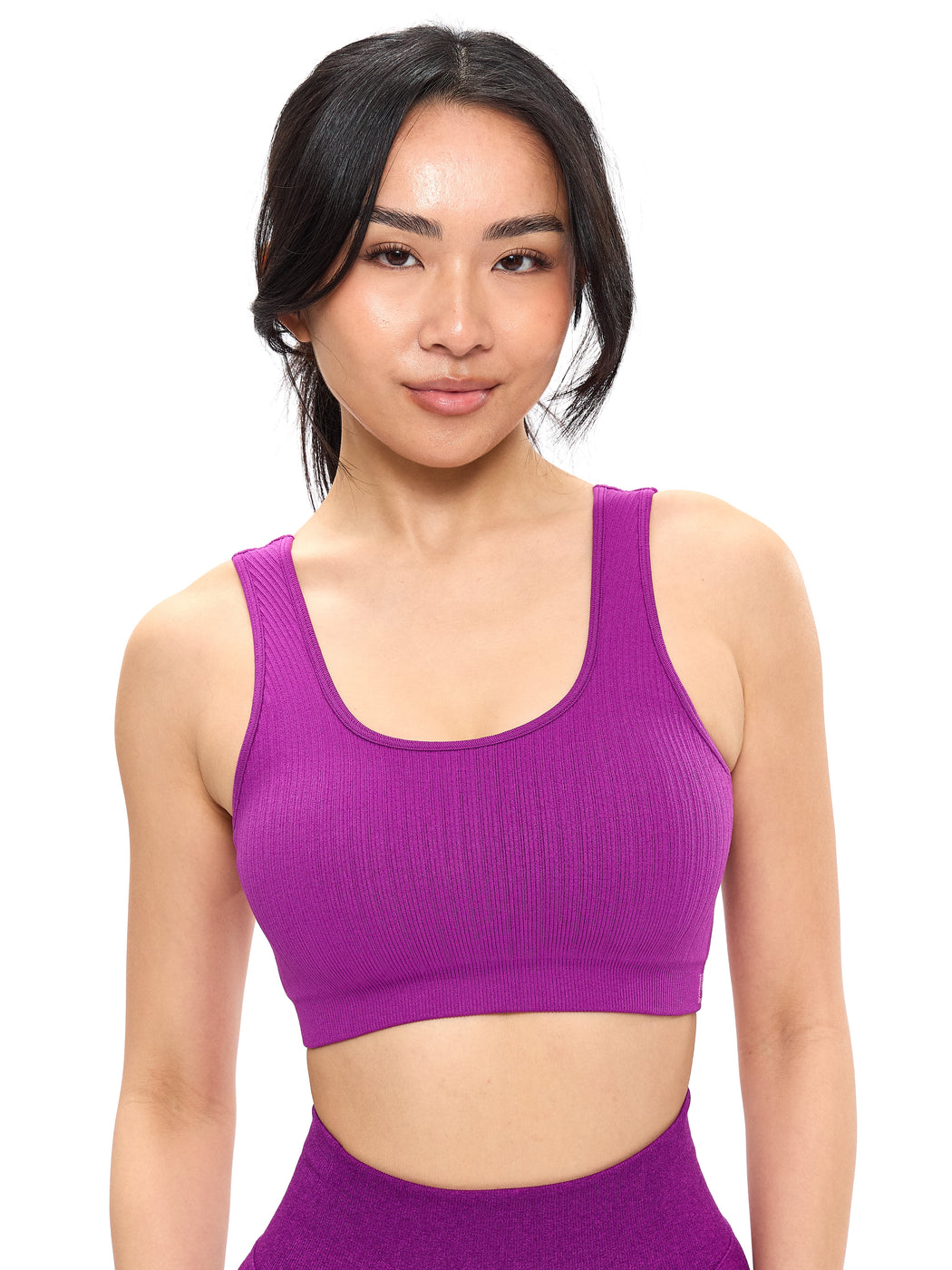 Scoop Seamless Sports Bra - Grape Juice