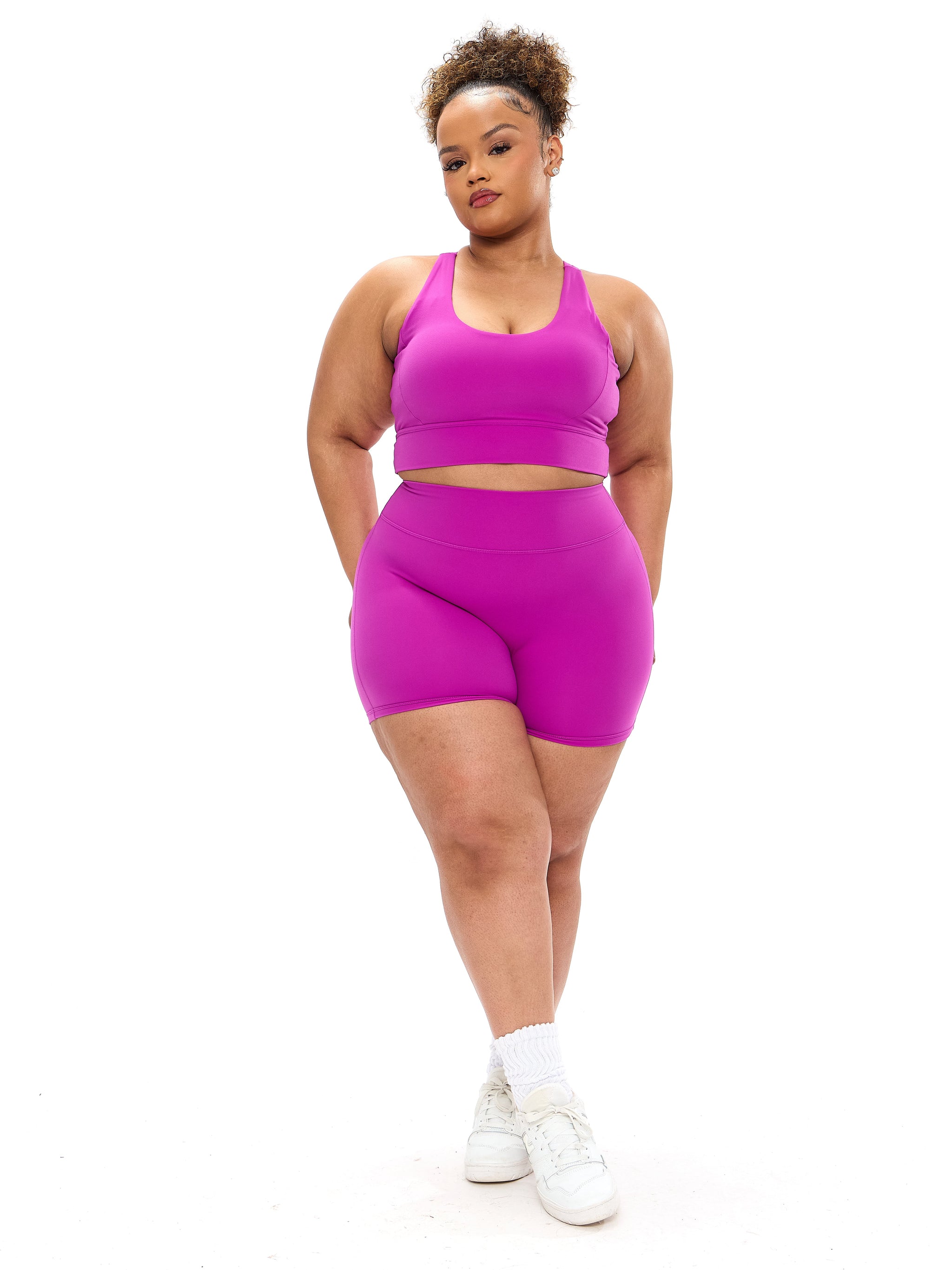 Rosa Sports Bra - Grape Juice