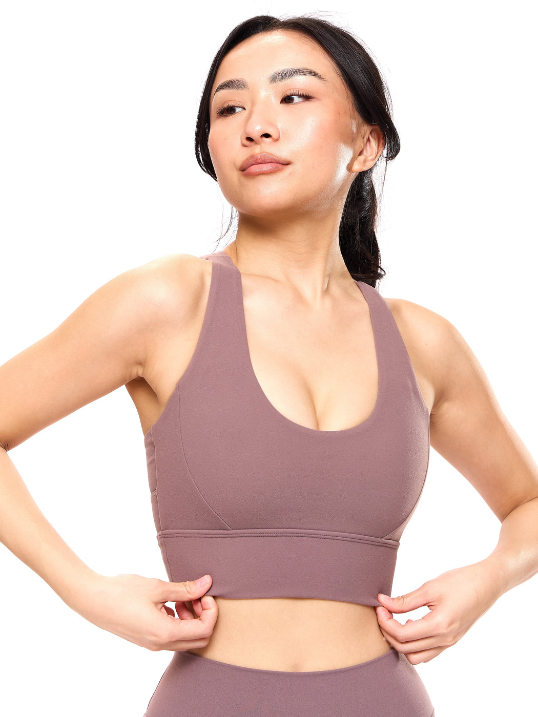 Rosa Sports Bra - Mocha Berry