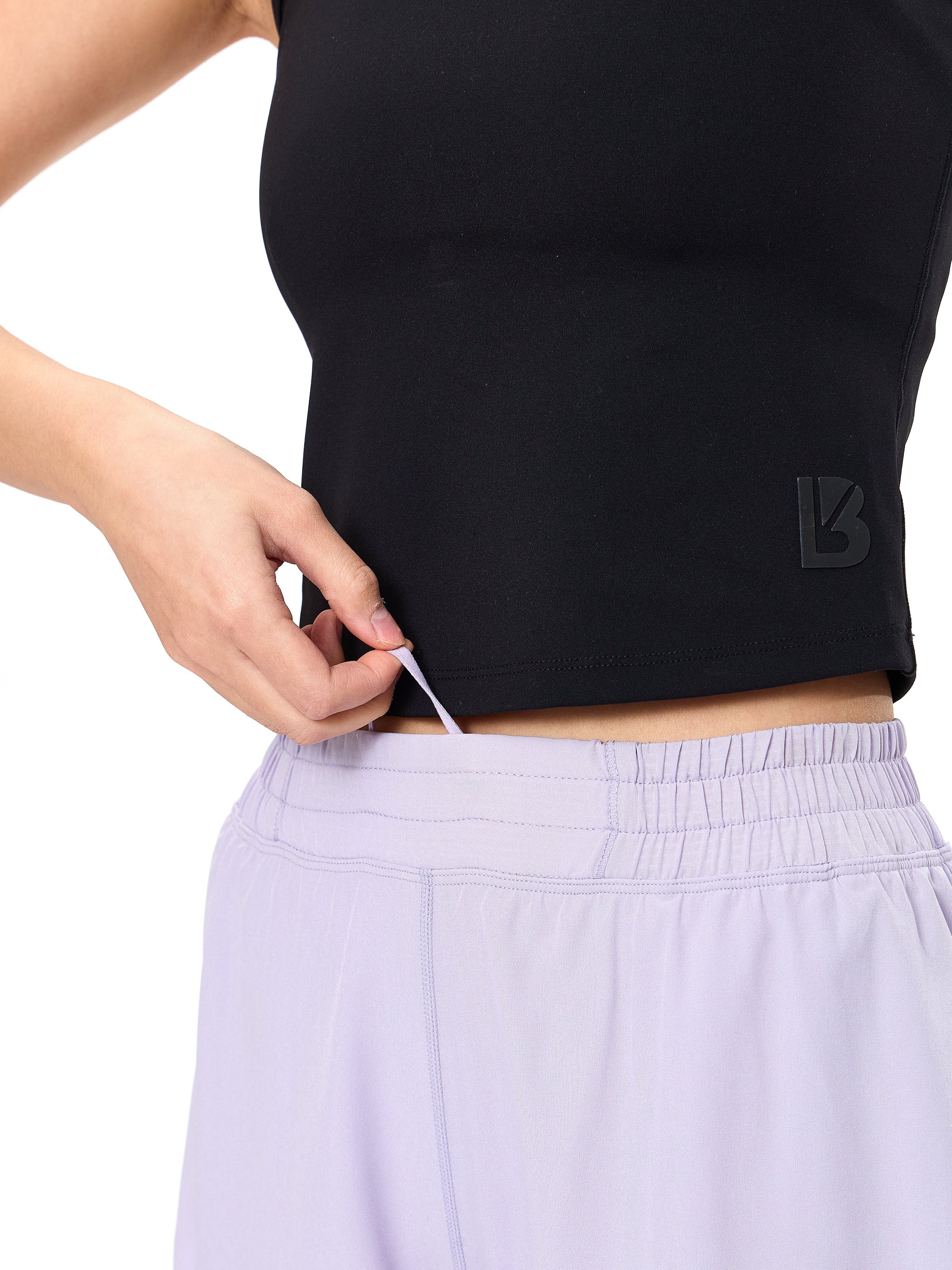 Flirty Flo Short Boyshort - Lavender Smoke