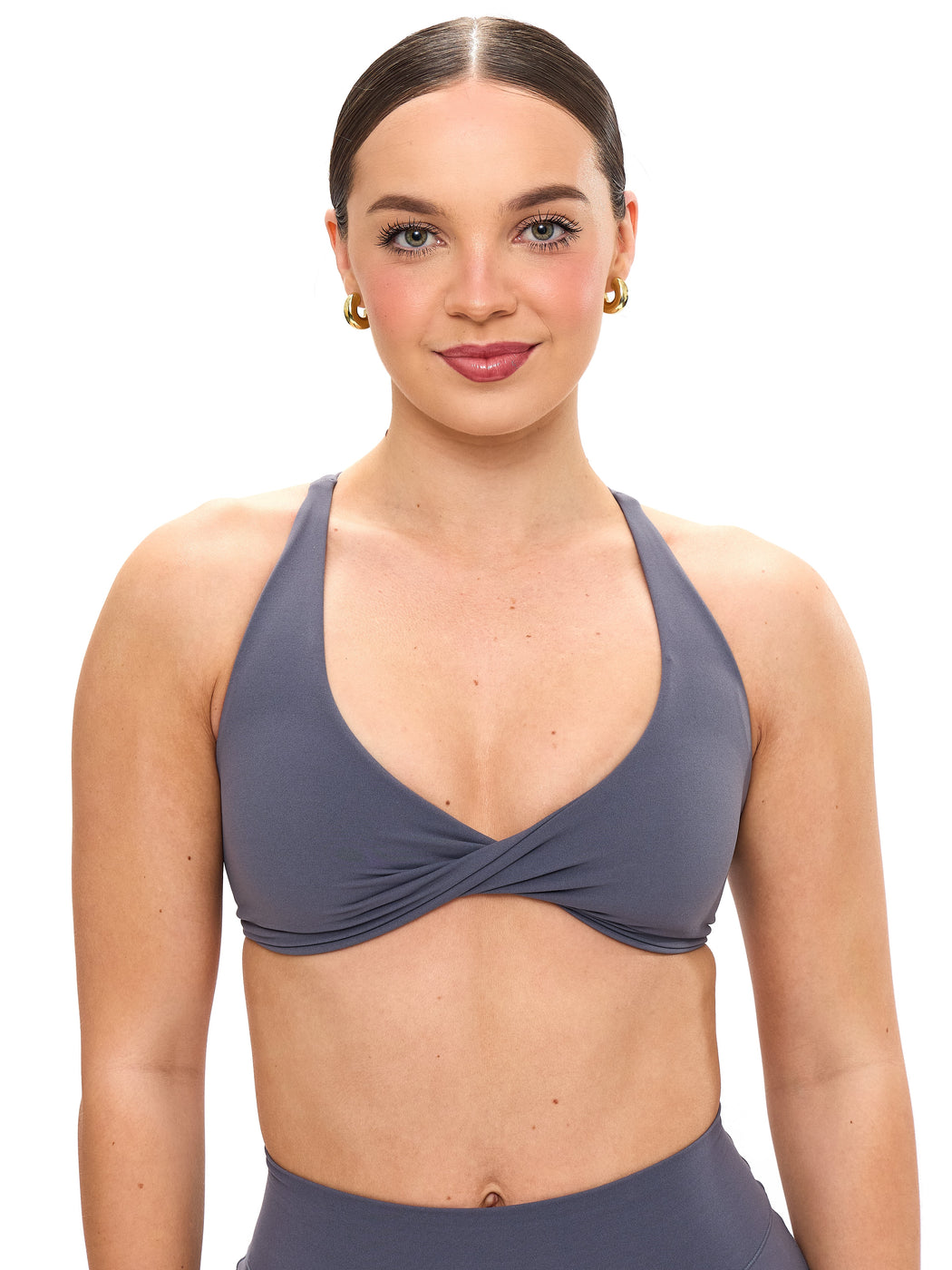 Glow Sports Bra - Blue Steel