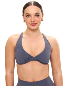 Glow Sports Bra - Blue Steel