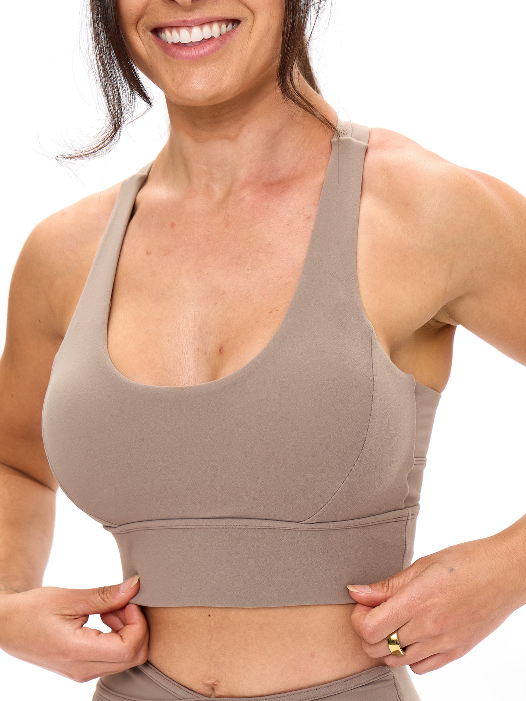 Rosa Sports Bra - Chai Latte