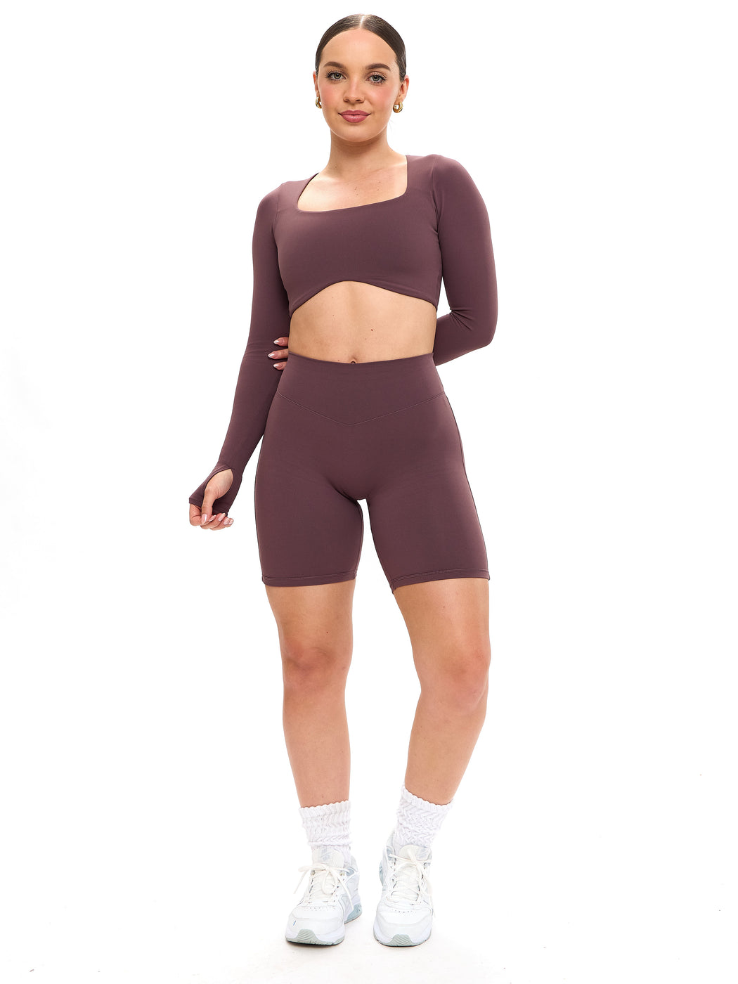 Aggressive Scrunch Short 7" - Smoked Cherry