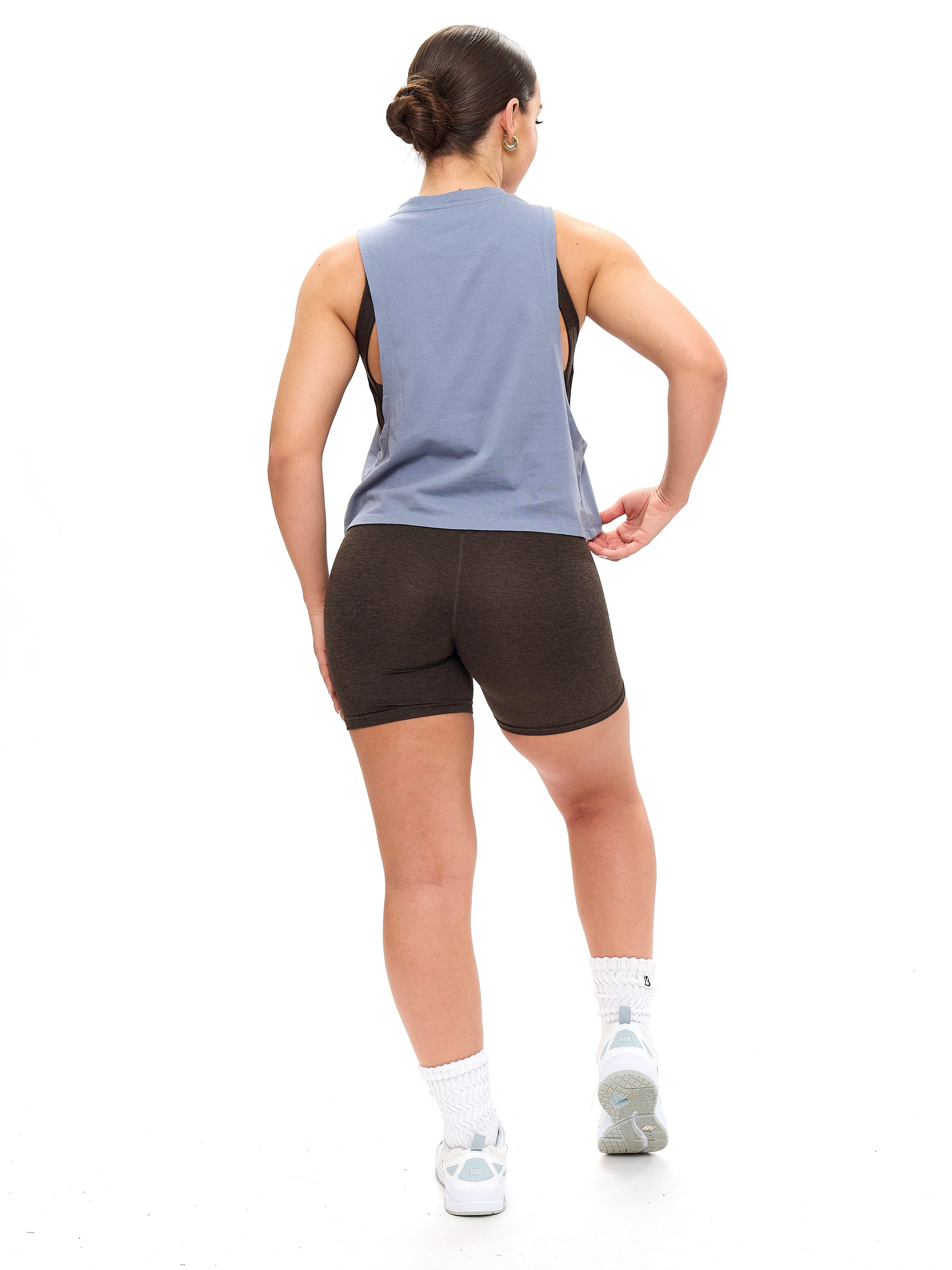 Globe Crop Tank - Sterling