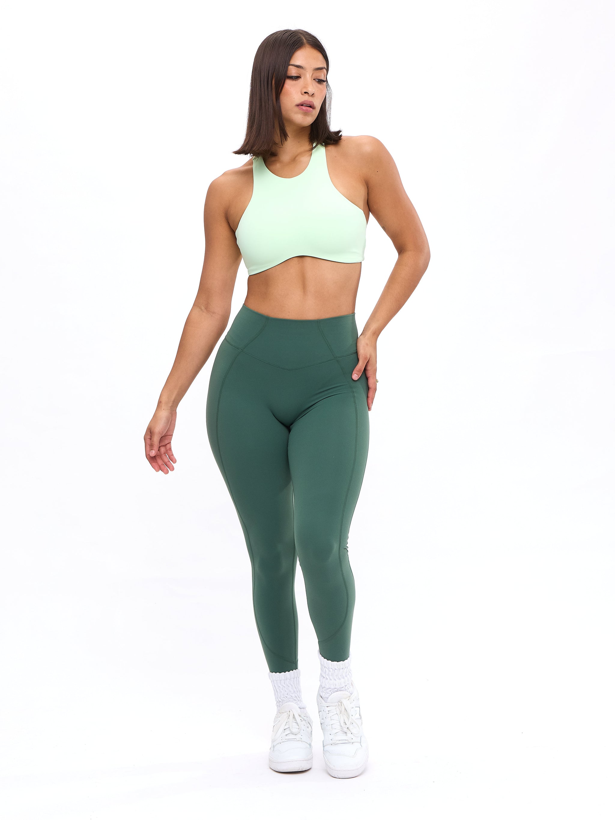 Curve Sports Bra - Honeydew