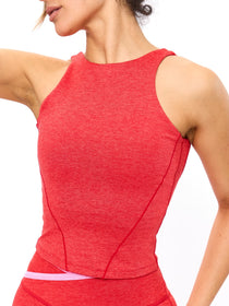Dream Heather Tank - Salsa Red