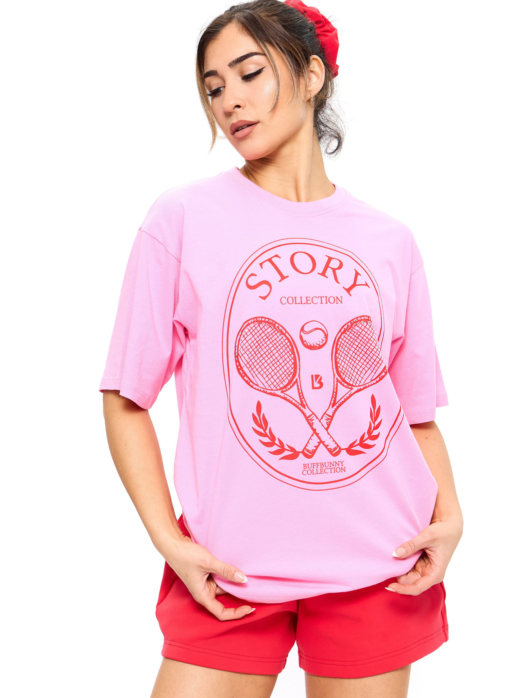 Story Short Sleeve Tee - Pink Sugar