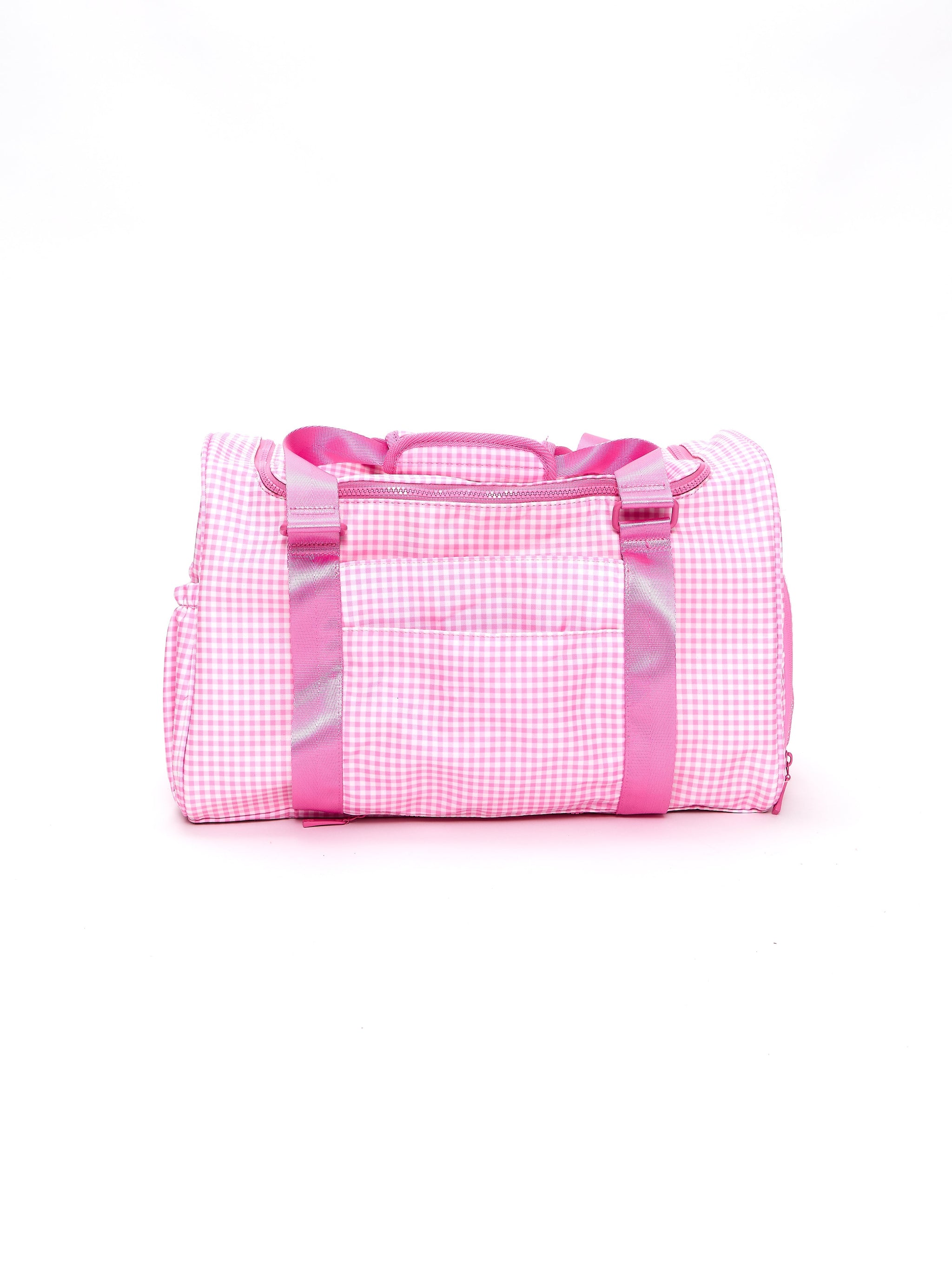 Ultimate Pocket Duffel - Pink Gingham