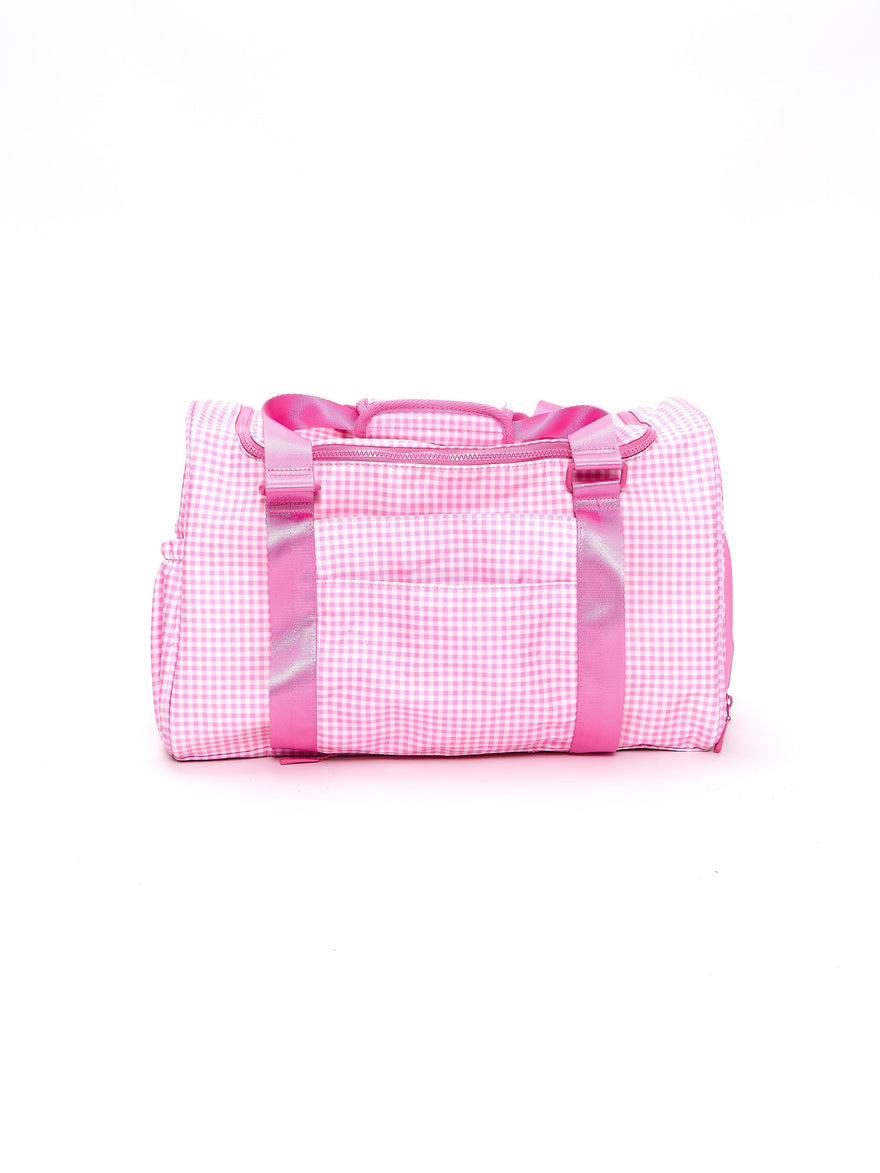 Ultimate Pocket Duffel - Pink Gingham