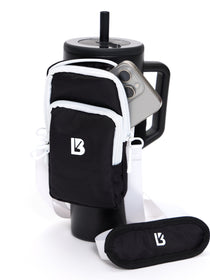 Water Bottle Sleeve - Onyx Black