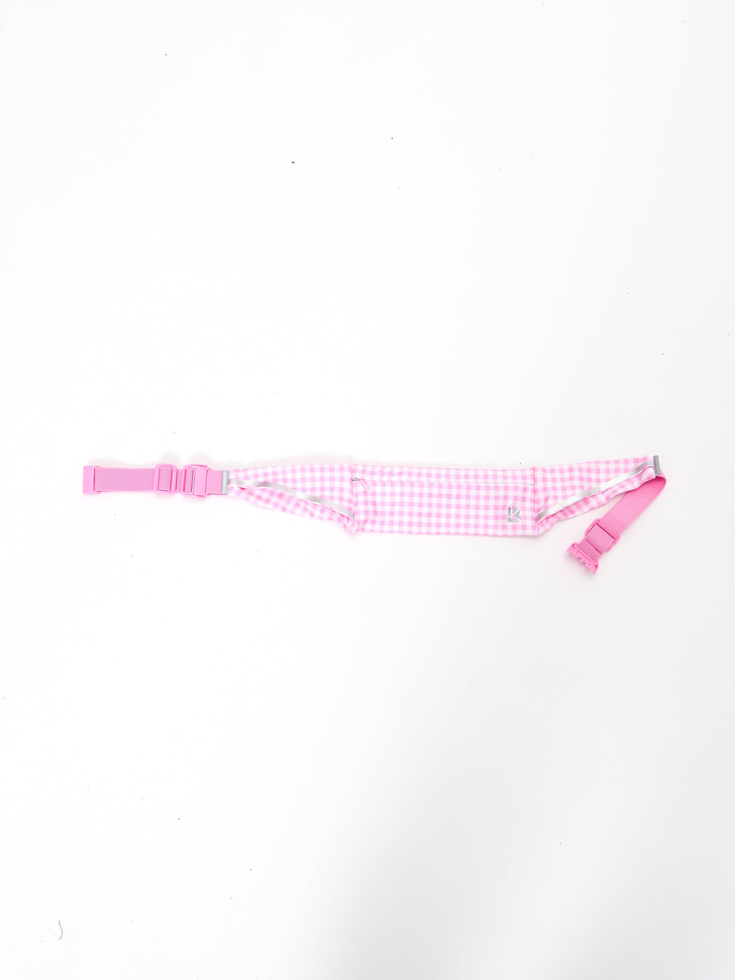 Story Running Belt - Pink Gingham
