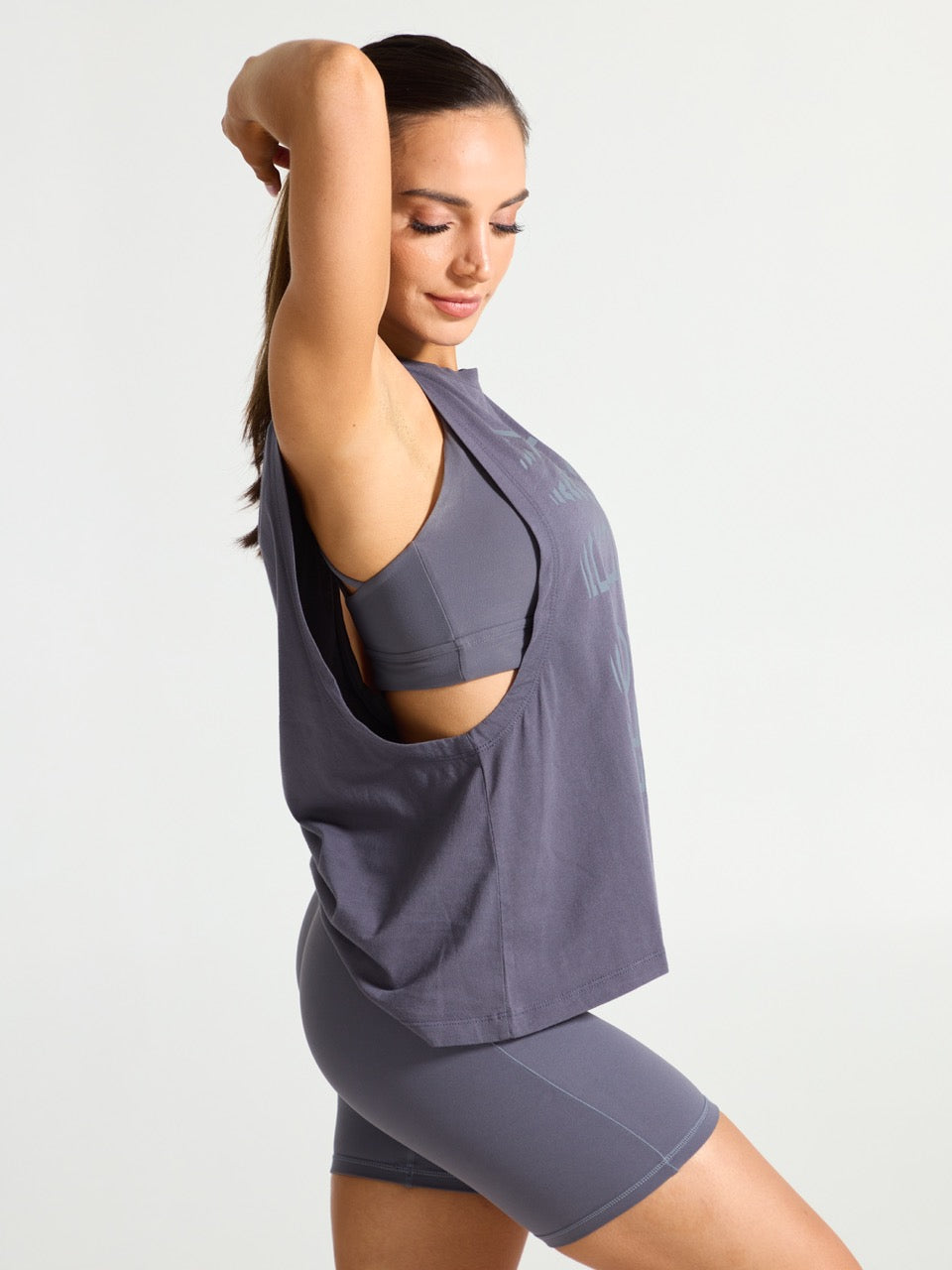 Leg Day Tank - Blue Steel