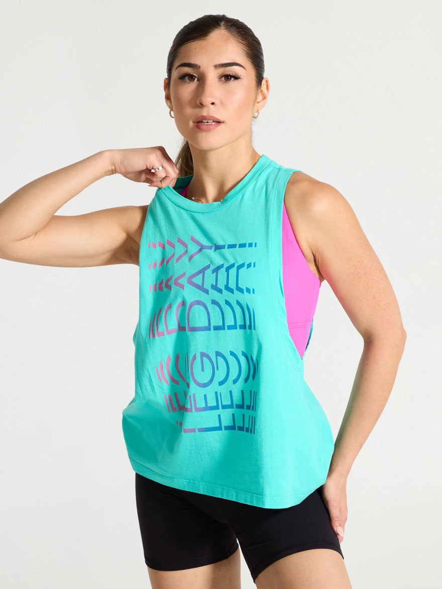 *PREORDER* Leg Day Tank - Playa