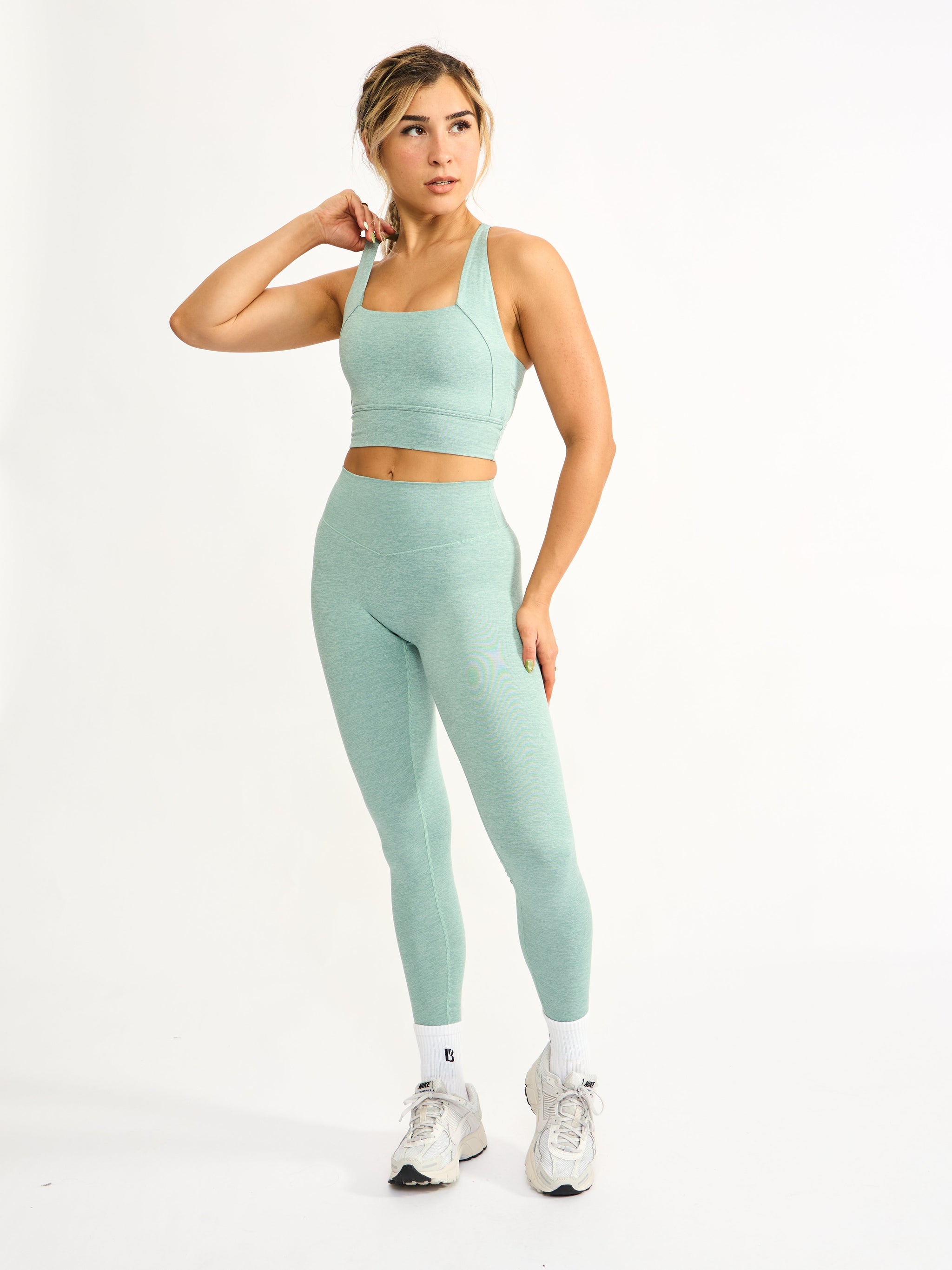 Dream Heathered Legging 26" - Garden Party