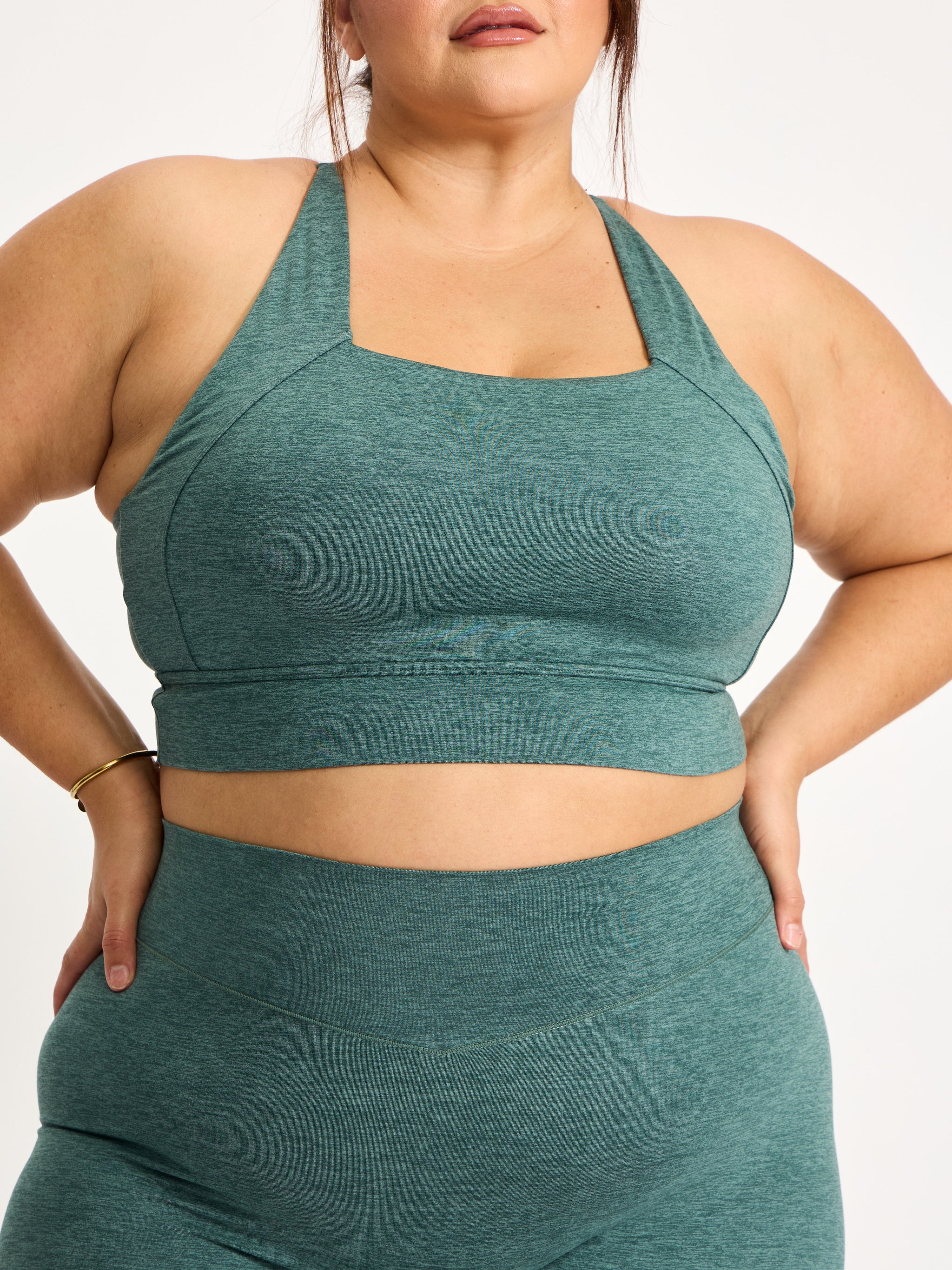 Dream Heather Square Neck Sports Bra - Heiress Ivy