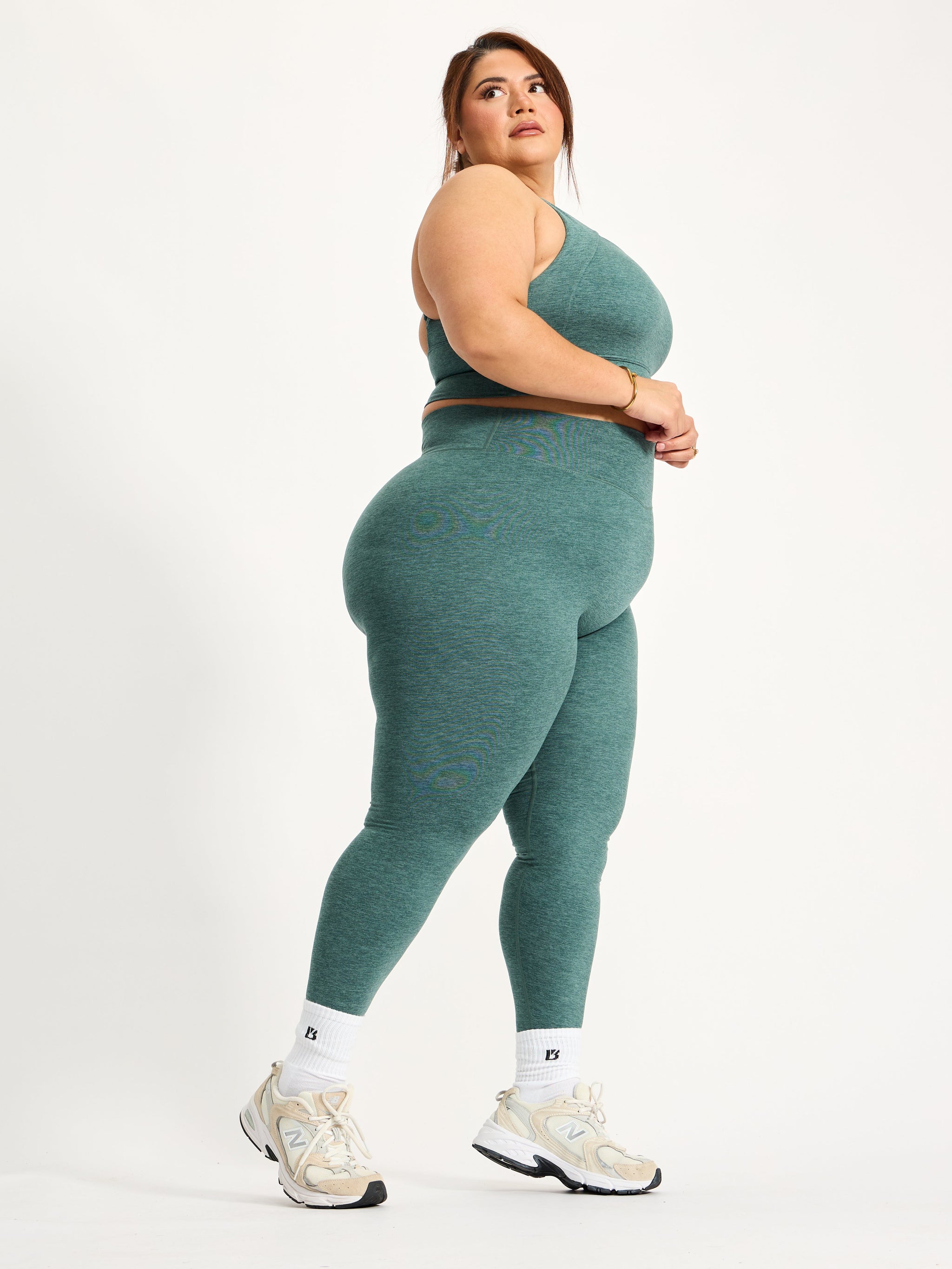 Dream Heather Square Neck Sports Bra - Heiress Ivy