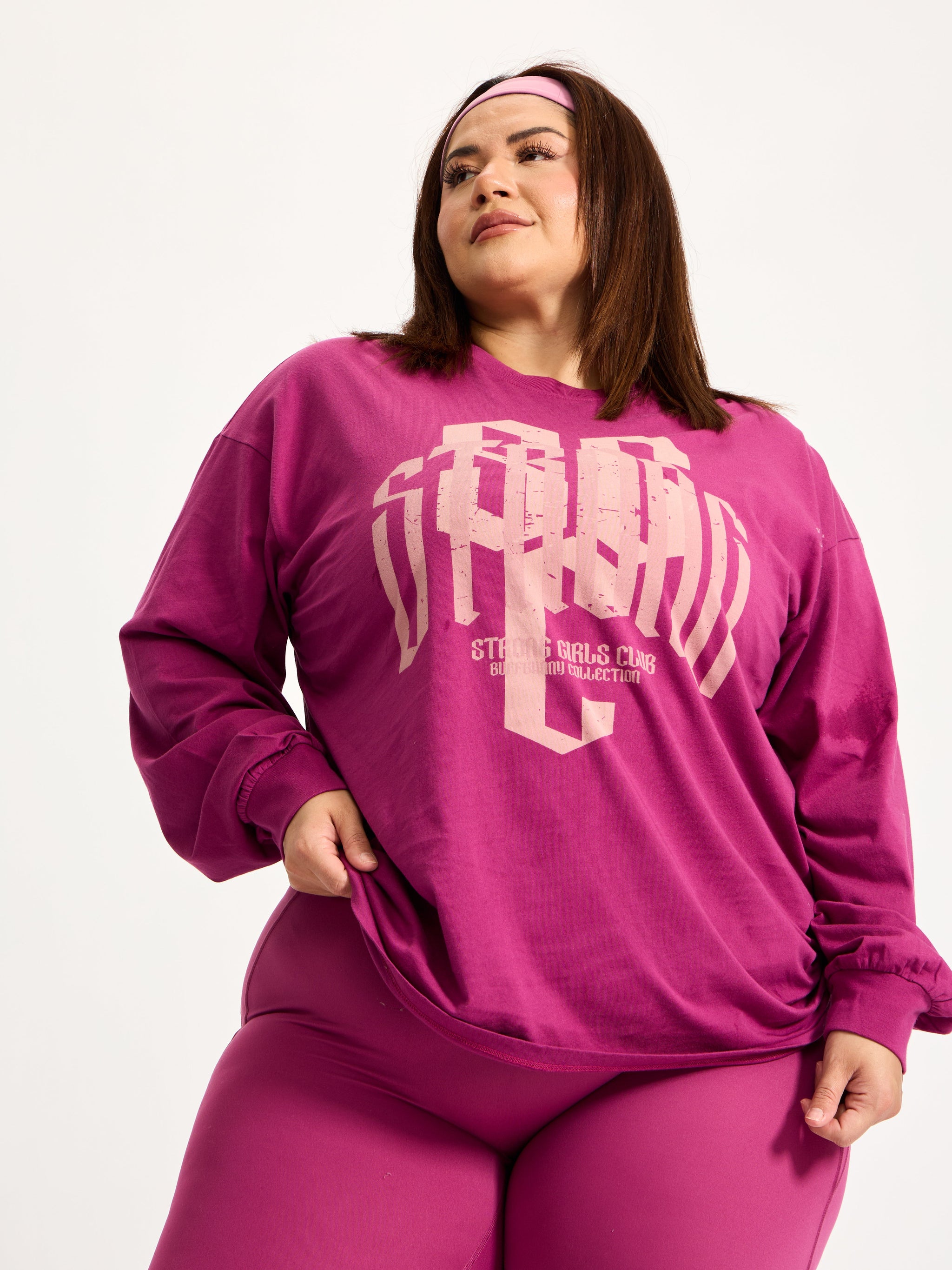 Empire LS Tee - Empire Rose