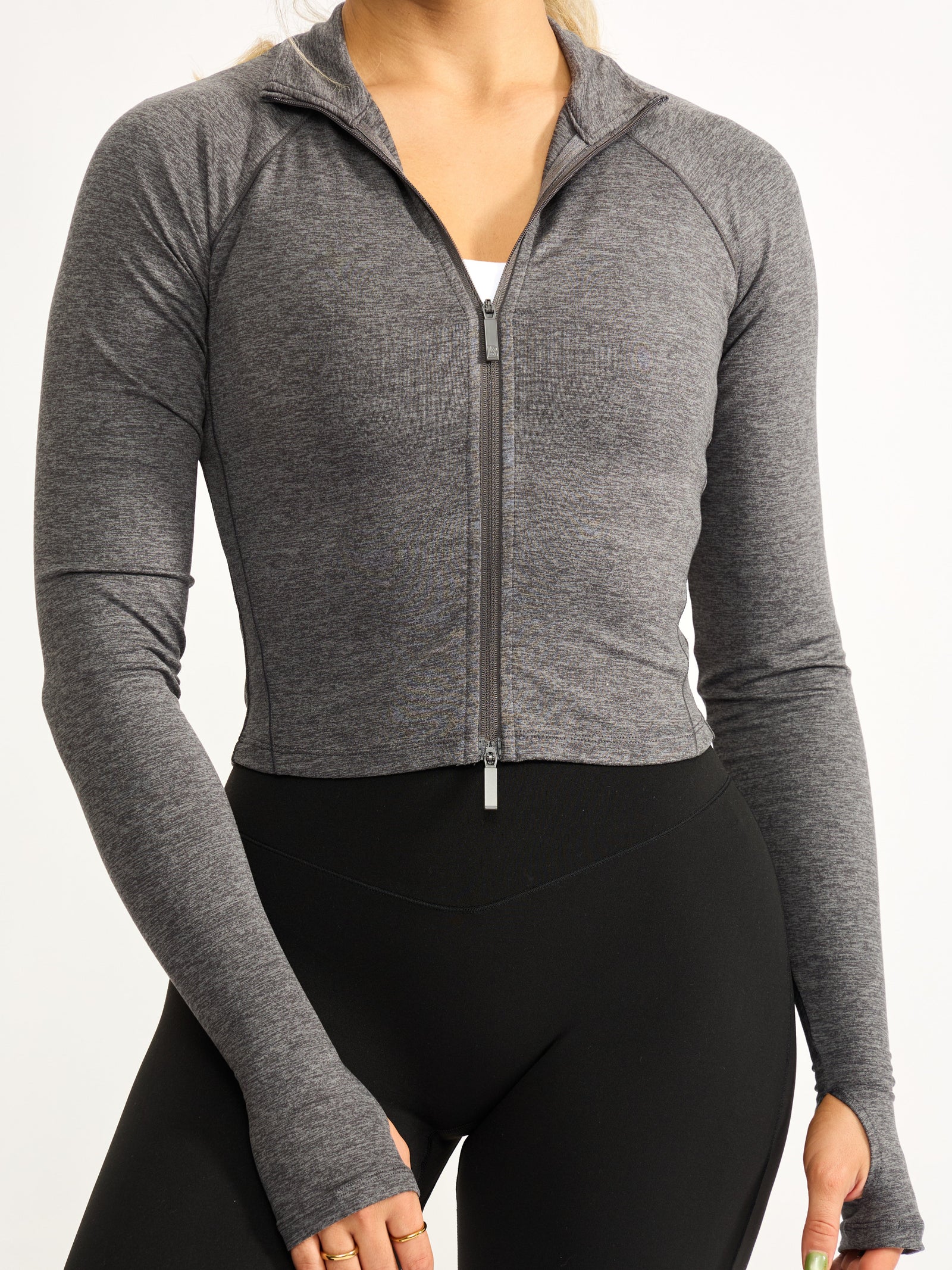 Dream Heather Zip Jacket - Heather Charcoal