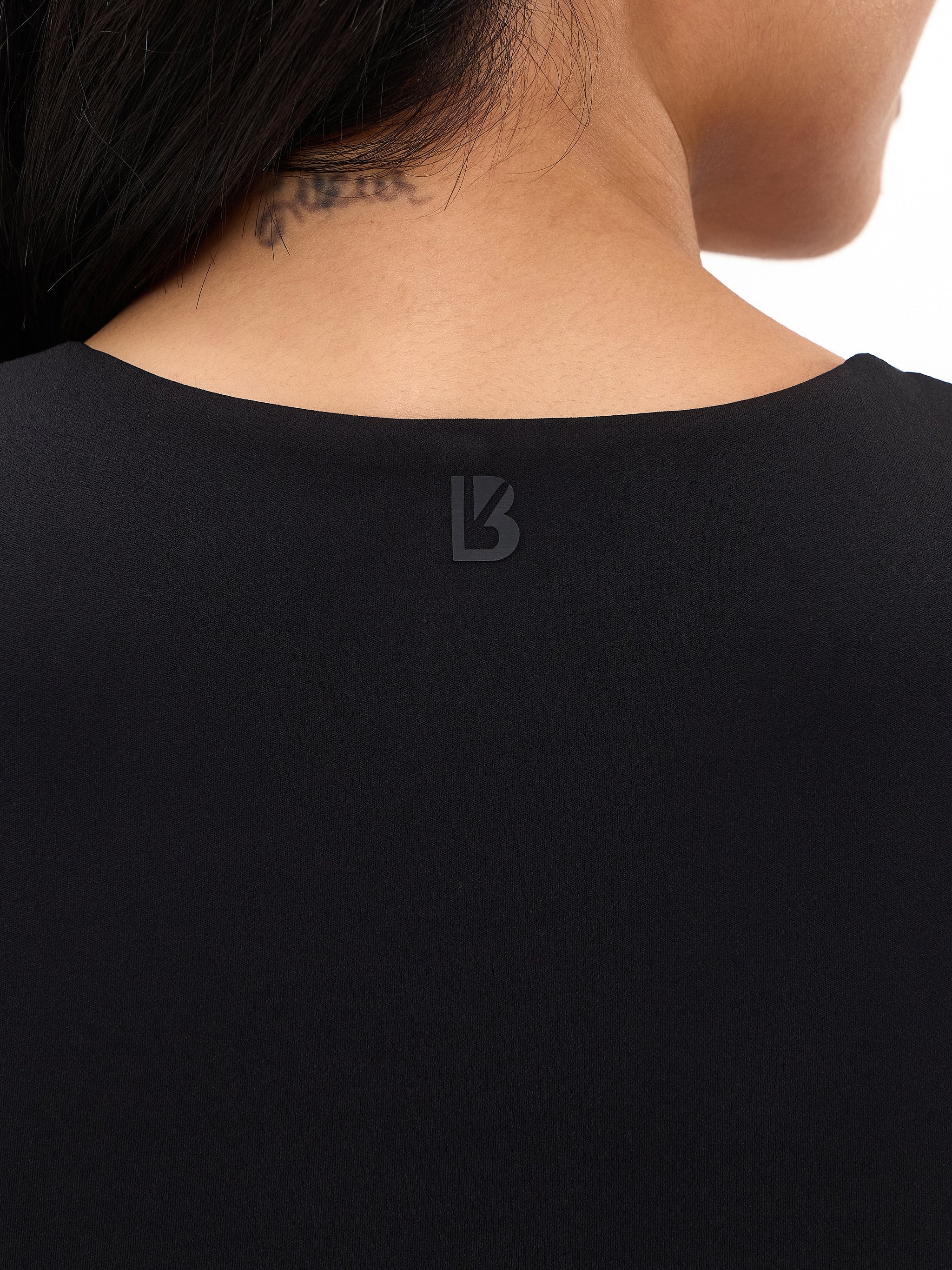 Butter Square Neck Crop - Onyx Black