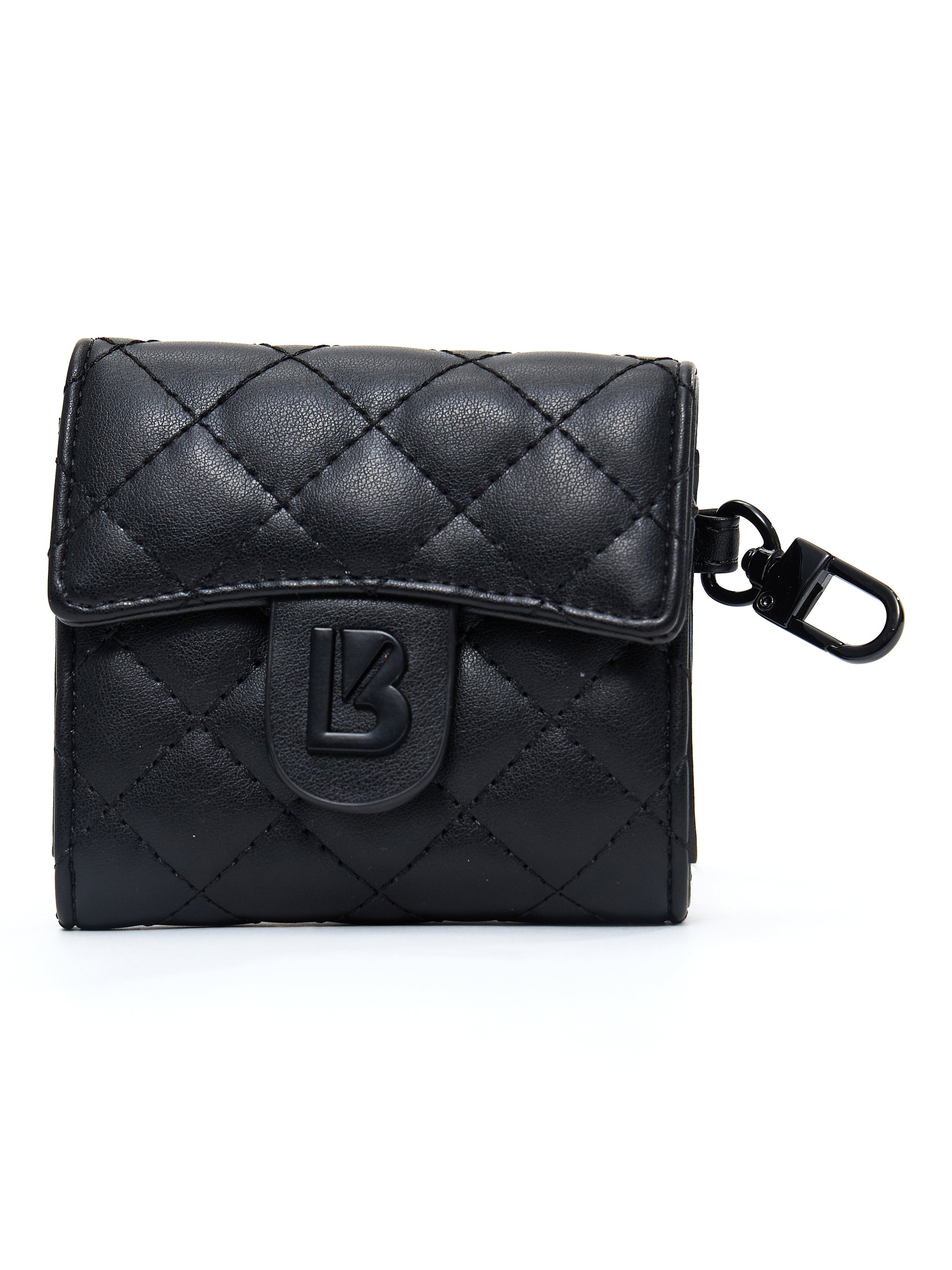 Quilted Wallet - Onyx Black