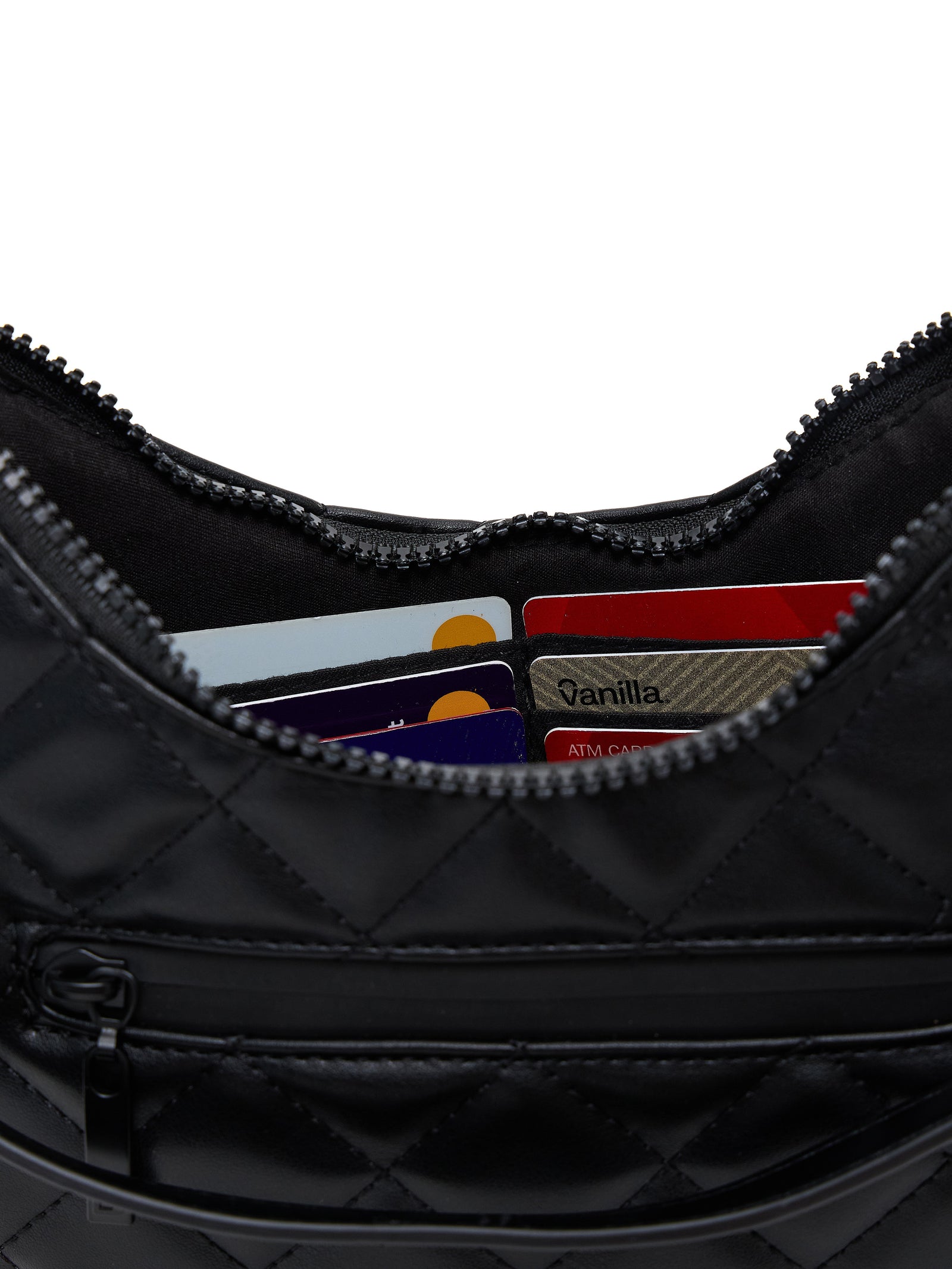 Quilted Crossbody Bag - Onyx Black