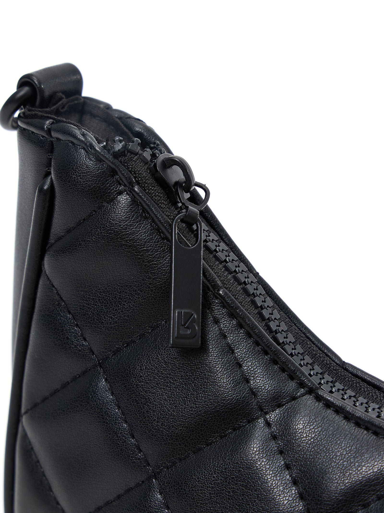 Quilted Crossbody Bag - Onyx Black