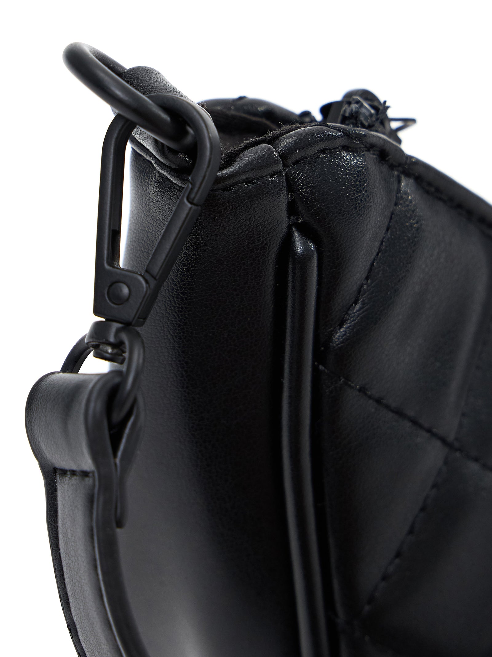 Quilted Crossbody Bag - Onyx Black