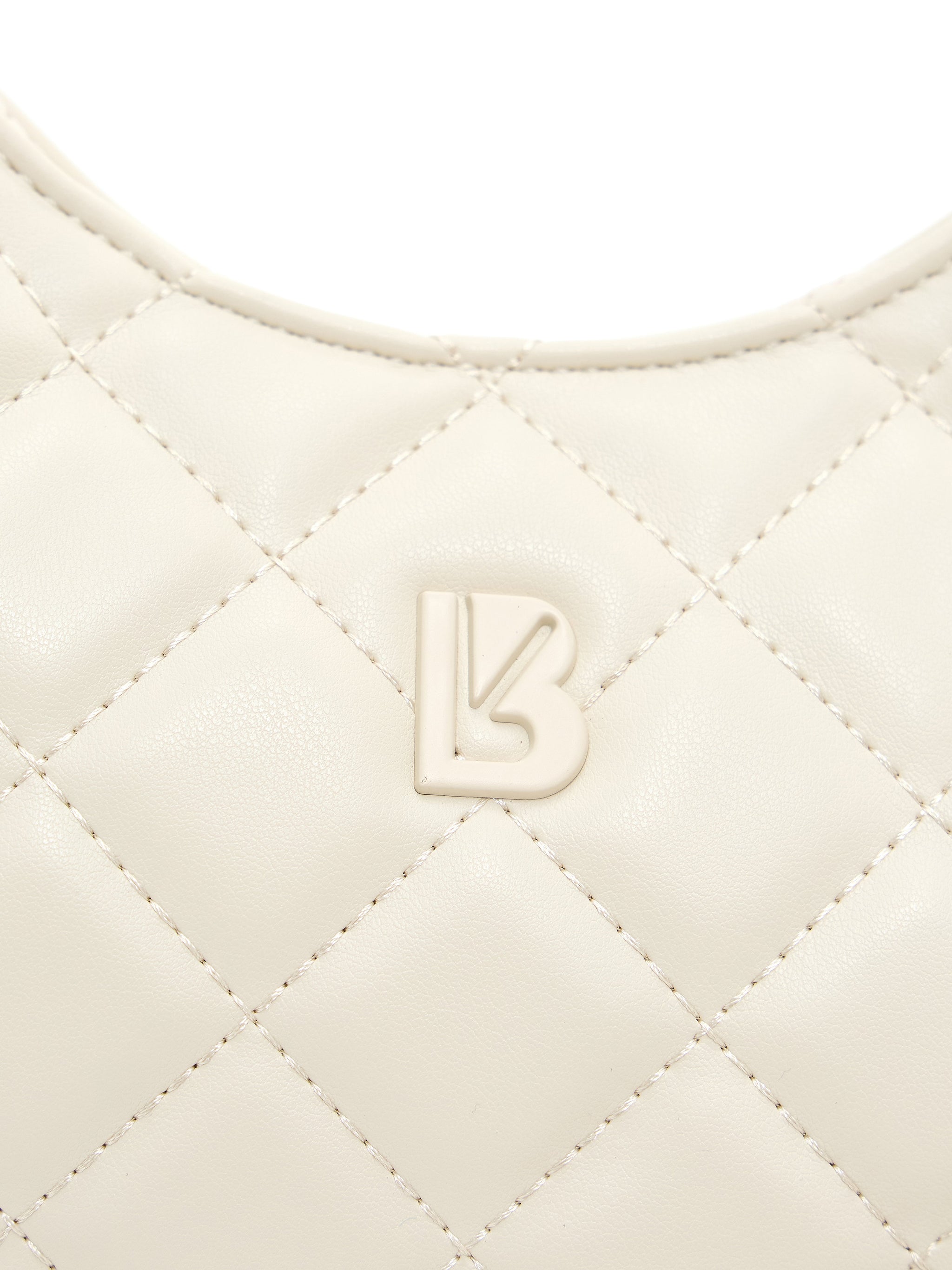 Quilted Crossbody Bag - Bone