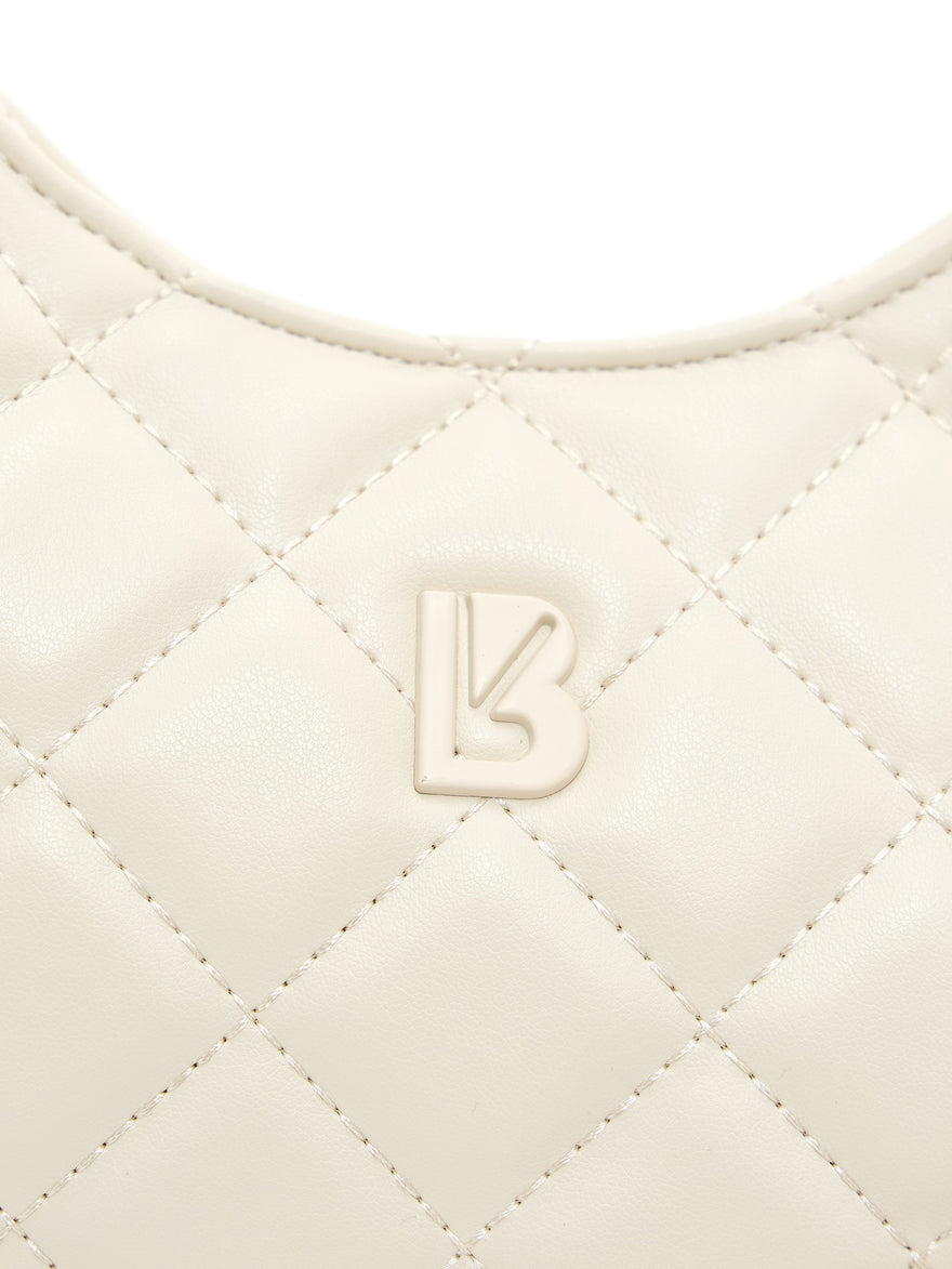 Quilted Crossbody Bag - Bone
