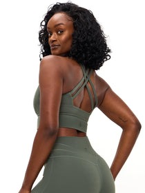 Rosa Sports Bra - Shadow Sage