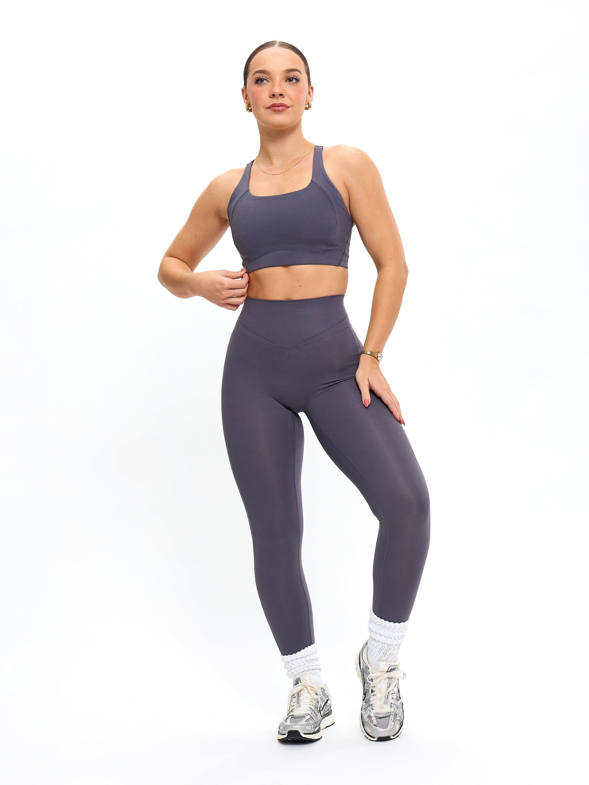 Every Day Airbrush Legging - Blue Steel