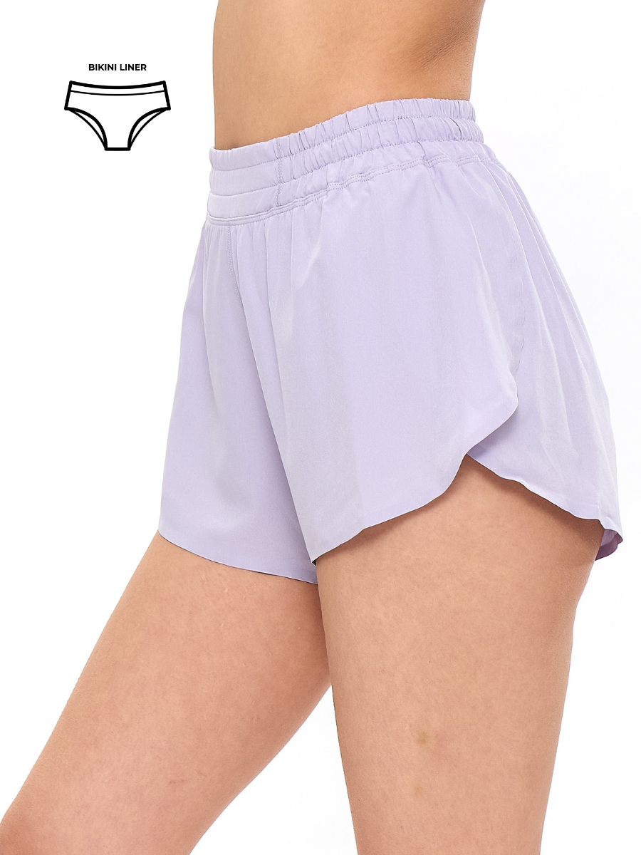 Flirty Flo Short Bikini - Lavender Smoke
