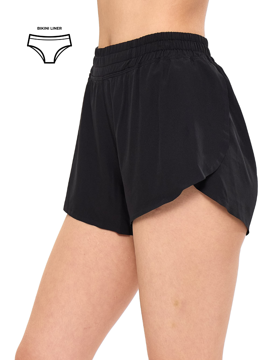 Flirty Flo Short Bikini - Onyx Black