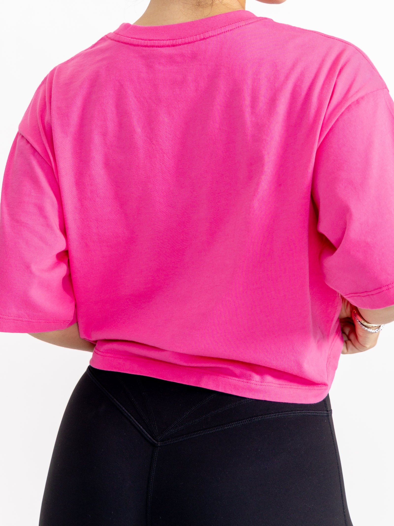 *PREORDER* Rep Crop Tee - Pink Crush