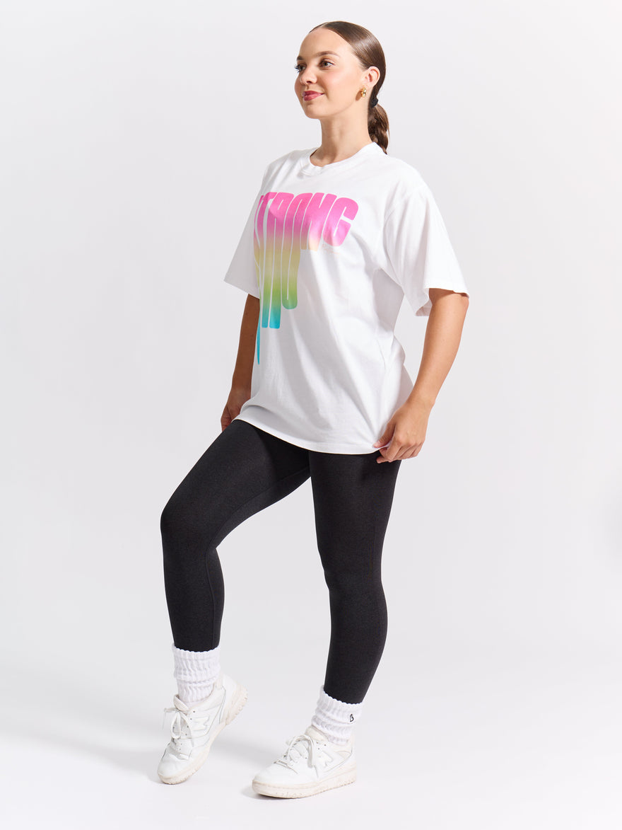 **PREORDER** Strong SS Tee - White