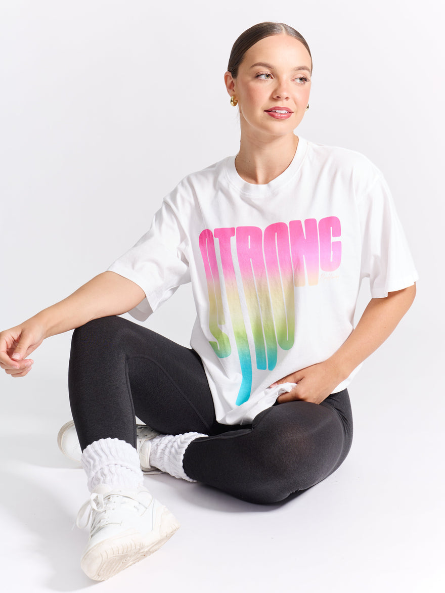 **PREORDER** Strong SS Tee - White