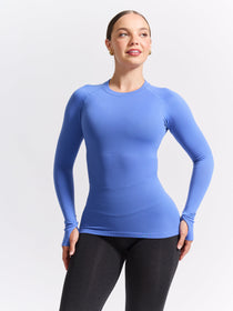 Seamless Long Sleeve Tee - Ultraviolet
