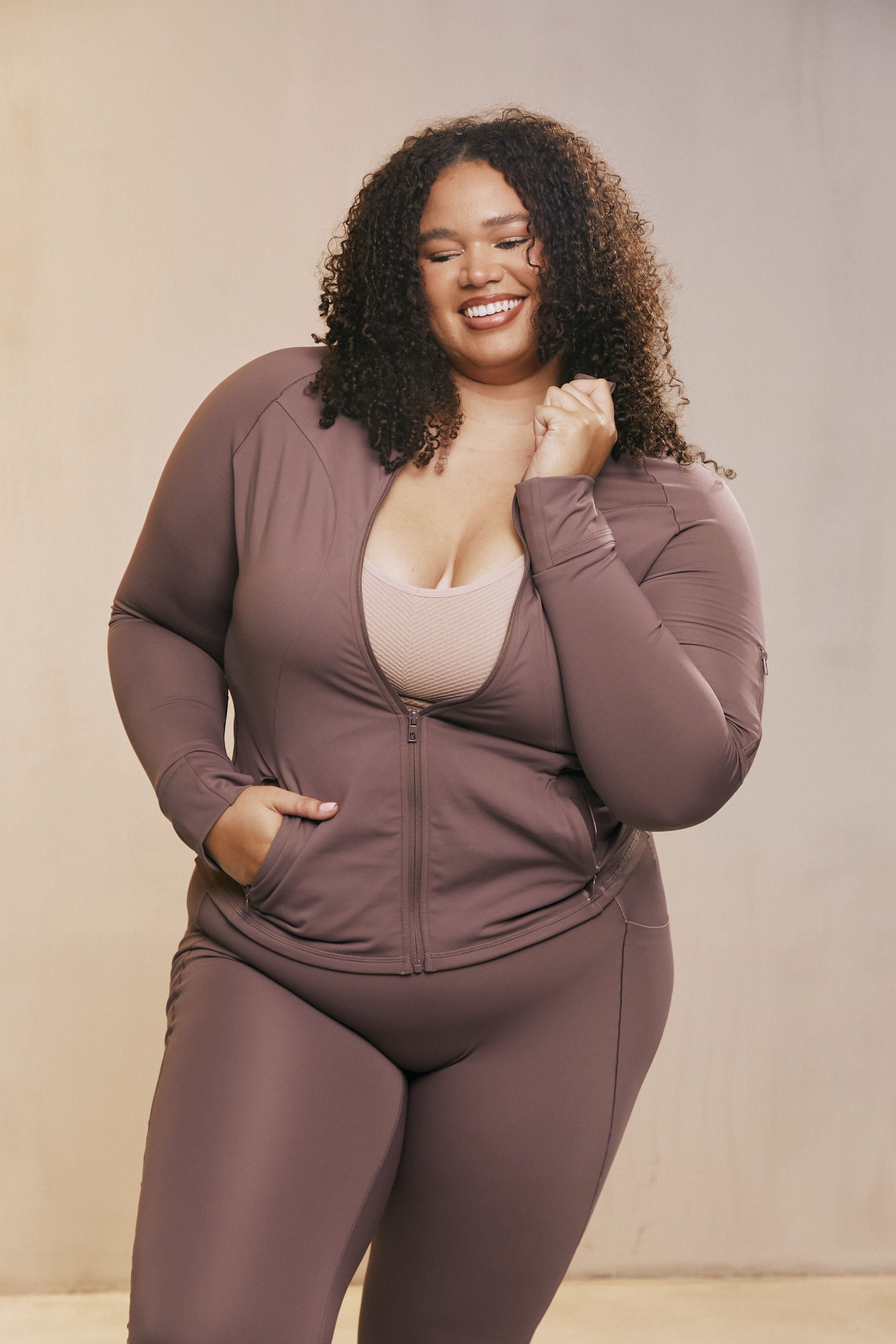 Colorado Zip Jacket - Mocha Berry