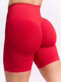 Miracle Seamless Short 6" - Lipstick Red