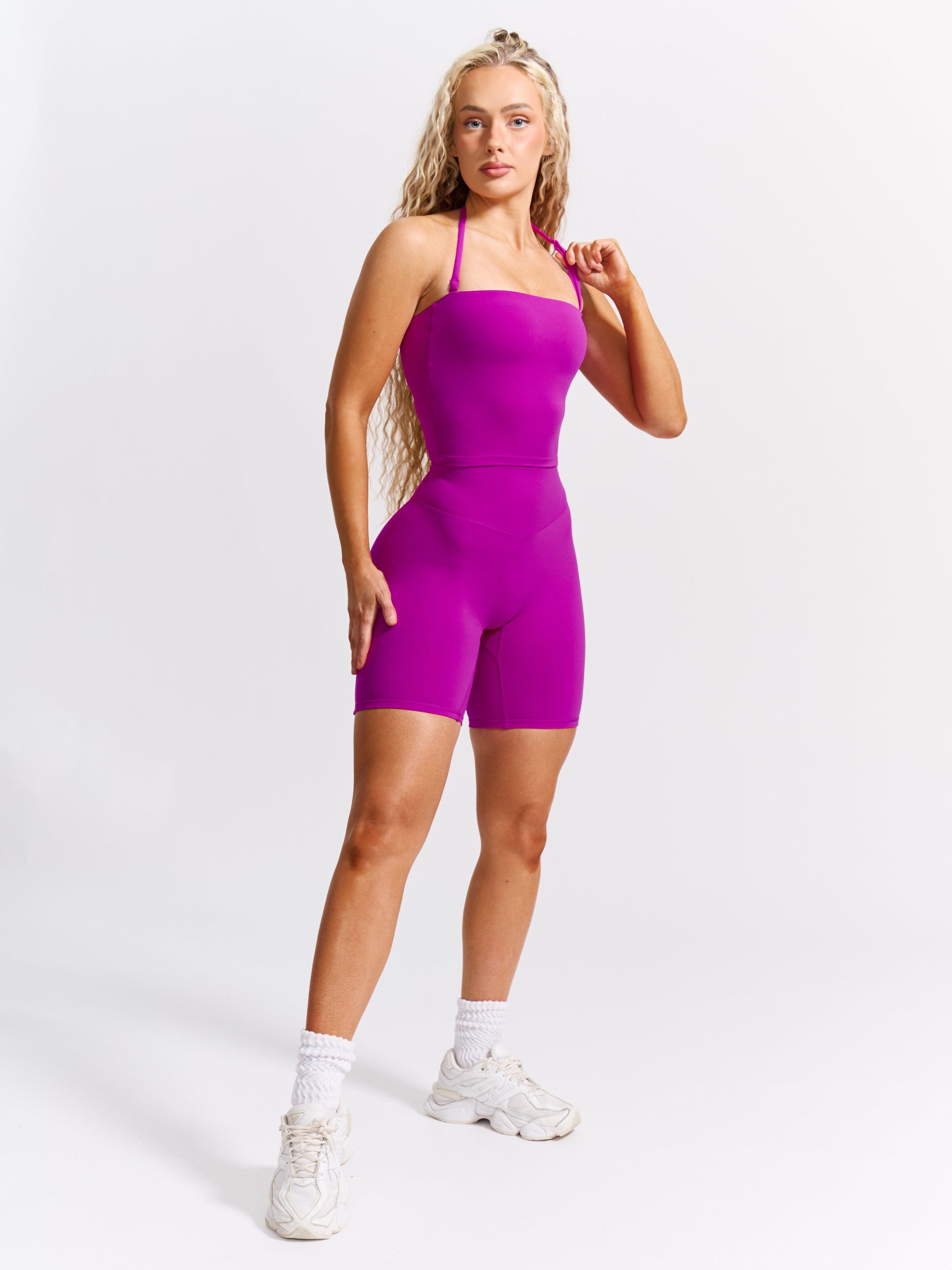 Butter Bandeau Crop - Grape Juice