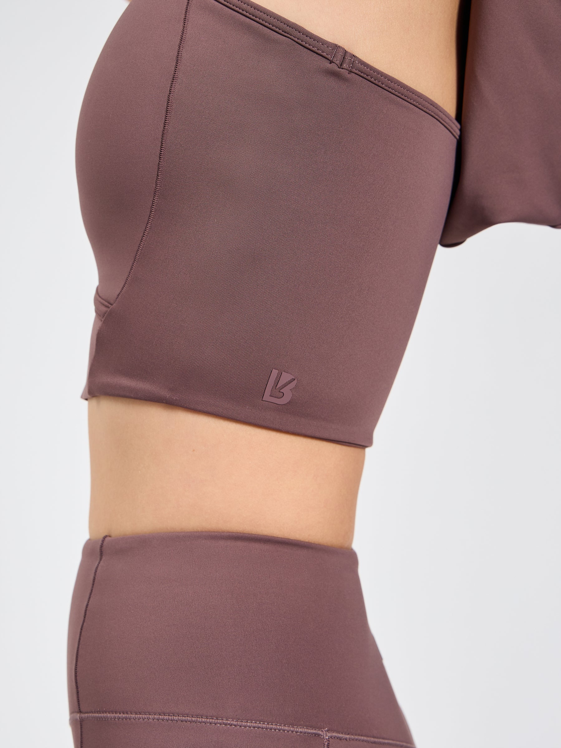 Colorado Crop Hoodie - Mocha Berry