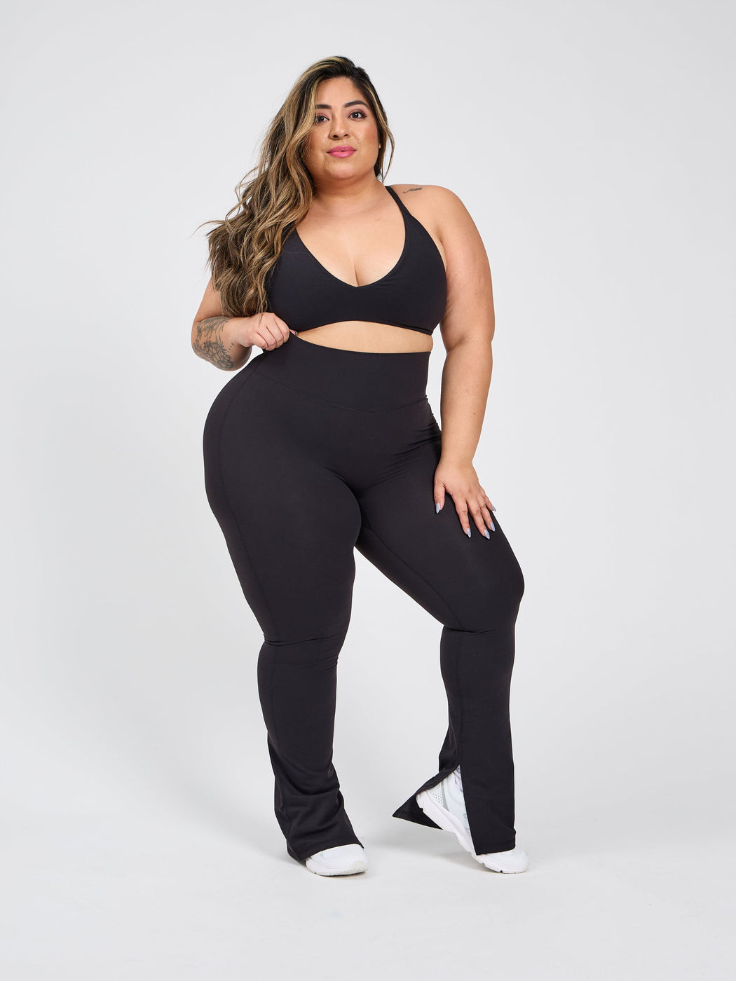 Rosa Boot Cut Legging - Onyx Black