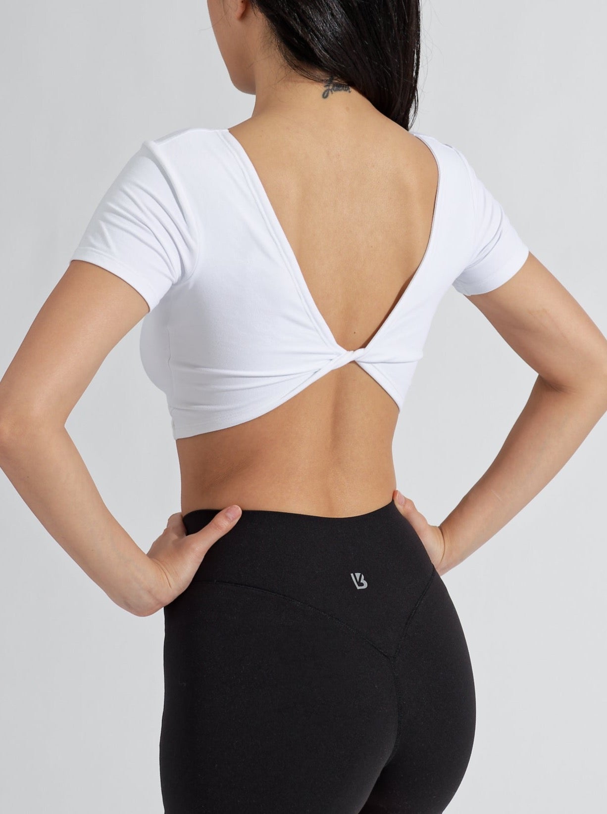 AirKnit Reversible Crop - Ivory