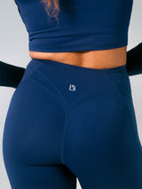 Thumbnail 6 of Airbrush Pocket Legging - Baked Blue, 6 of 7