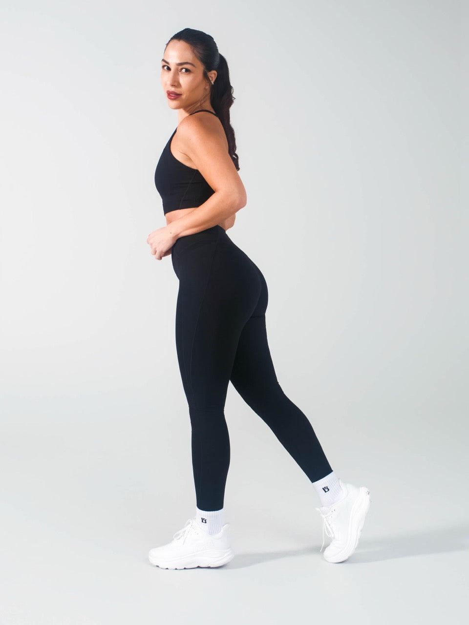 Airbrush Pocket Legging - Onyx Black