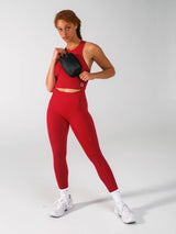 Thumbnail 5 of Airbrush Pocket Legging - Lipstick Red, 5 of 6